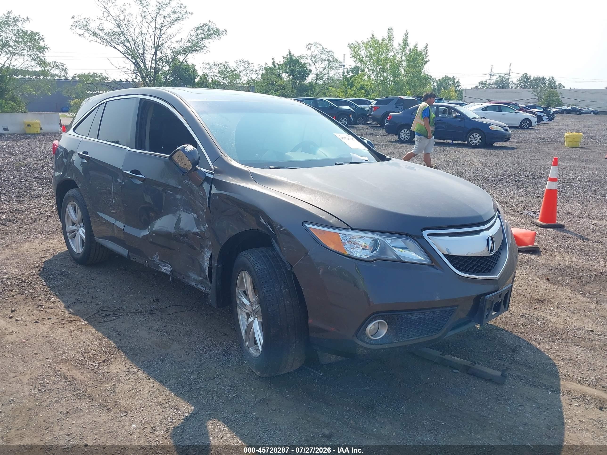 2014 Acura Rdx   Gray vin: 5J8TB4H38EL016872