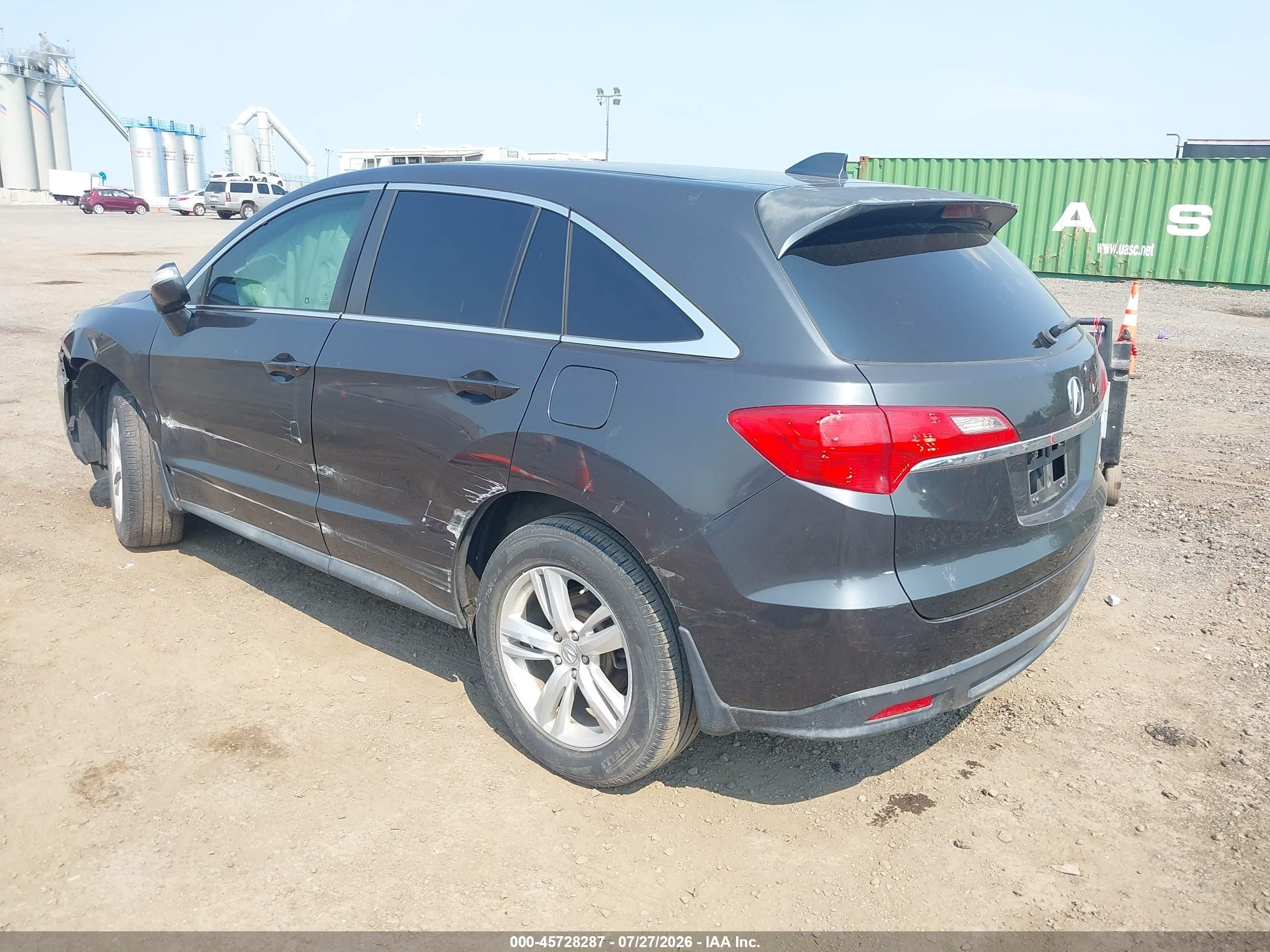 2014 Acura Rdx   Gray vin: 5J8TB4H38EL016872