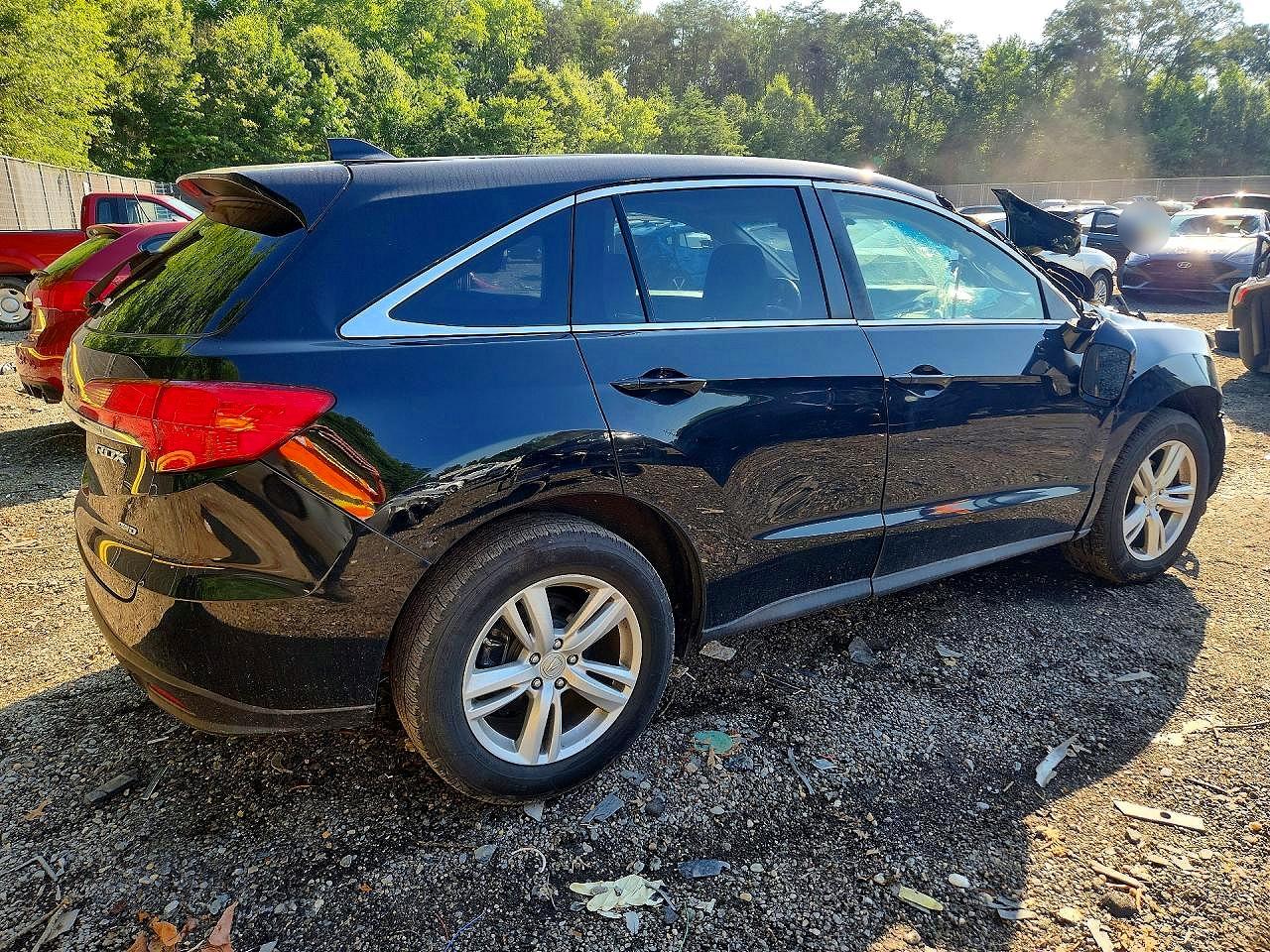 2015 Acura Rdx Black vin: 5J8TB4H38FL023323