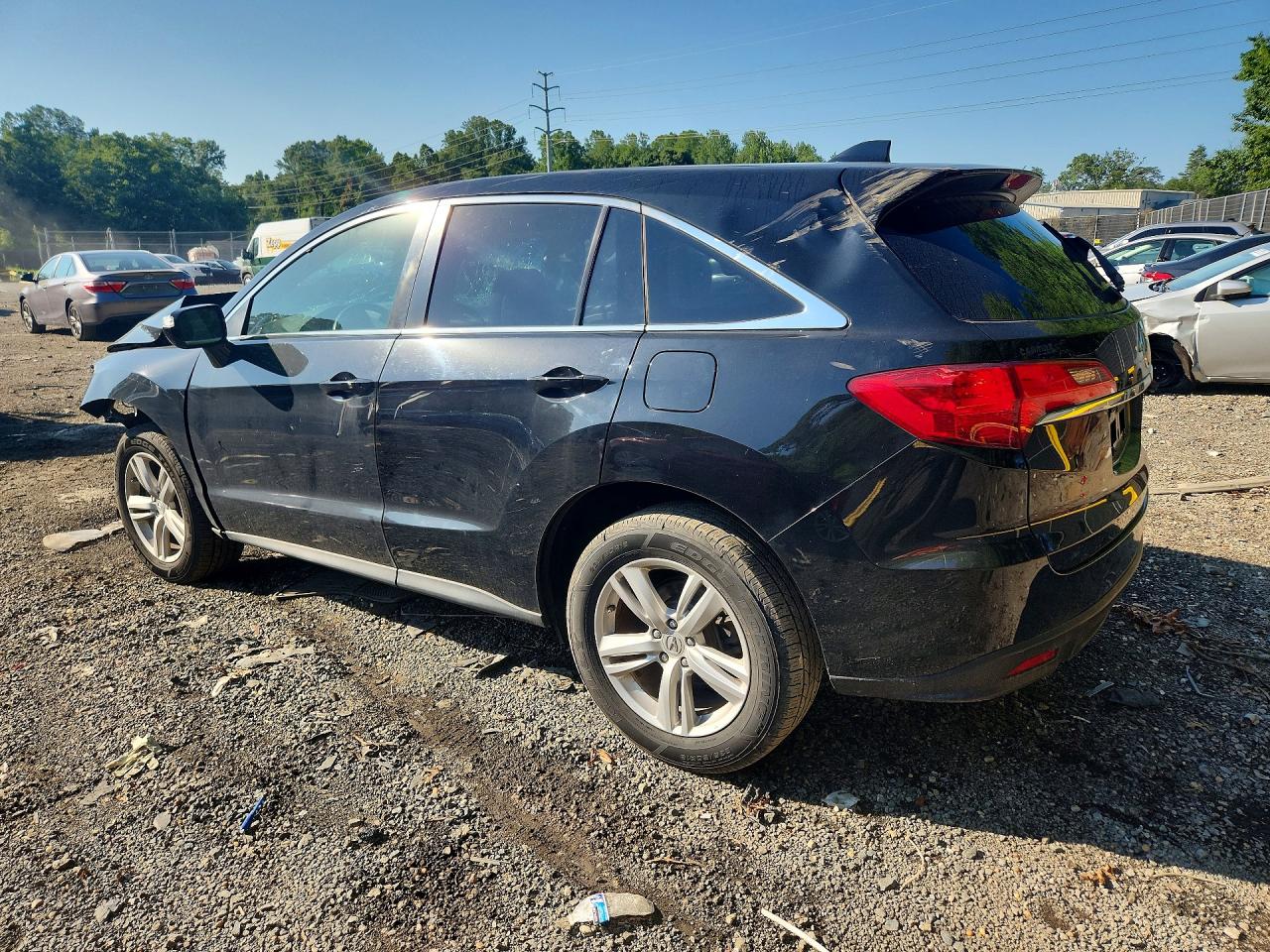 2015 Acura Rdx Black vin: 5J8TB4H38FL023323