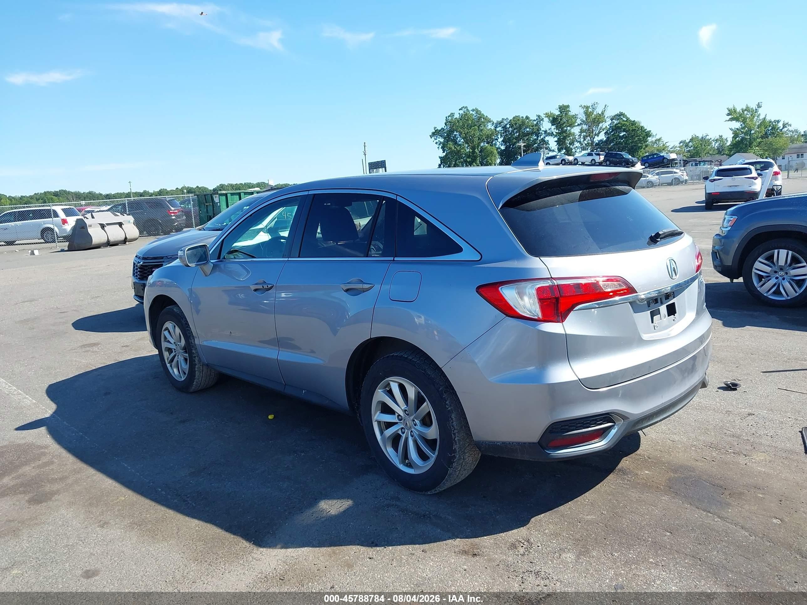 2016 Acura Rdx Acurawatch Plus Package Silver vin: 5J8TB4H38GL011996