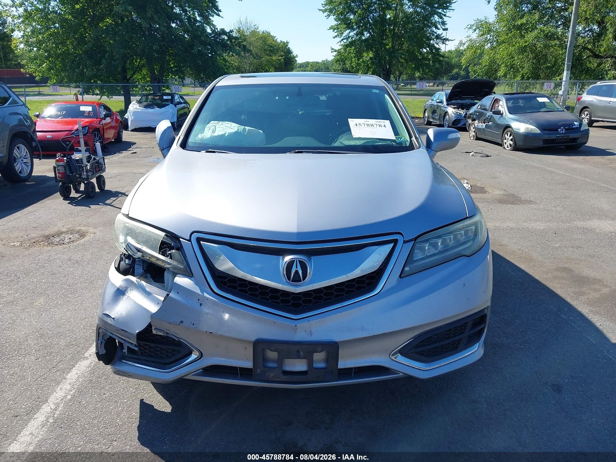 2016 Acura Rdx Acurawatch Plus Package Silver vin: 5J8TB4H38GL011996