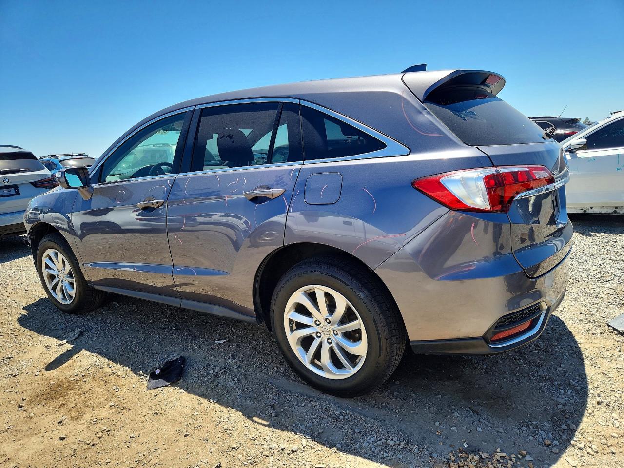 2017 Acura Rdx Gray vin: 5J8TB4H38HL017153