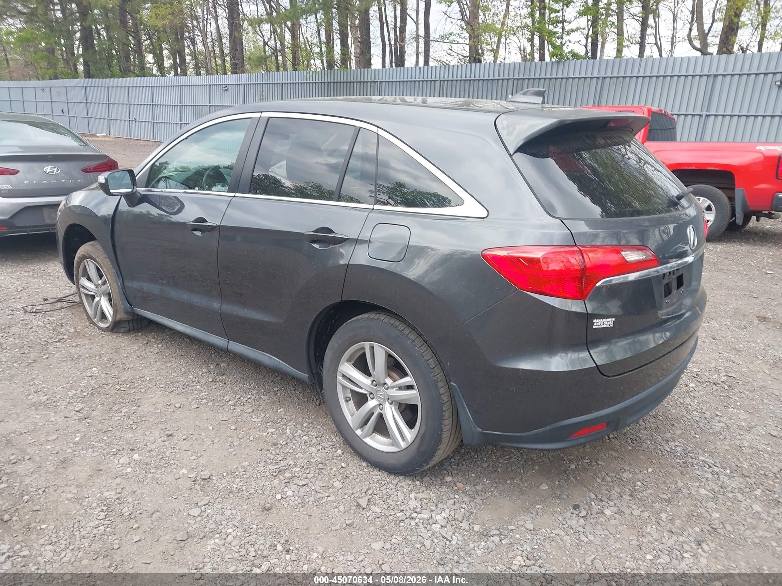 2013 Acura Rdx   Gray vin: 5J8TB4H39DL003997