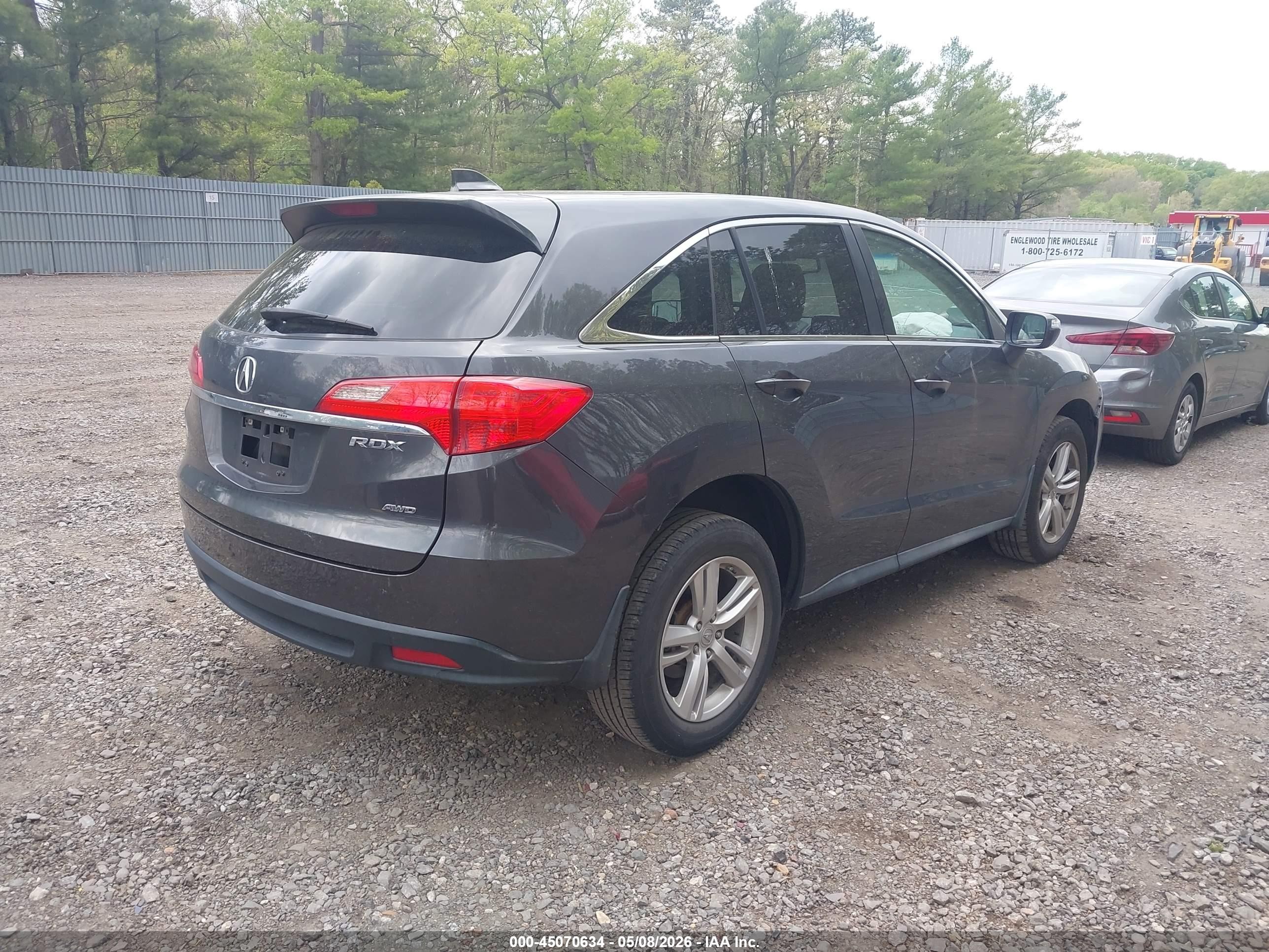 2013 Acura Rdx   Gray vin: 5J8TB4H39DL003997