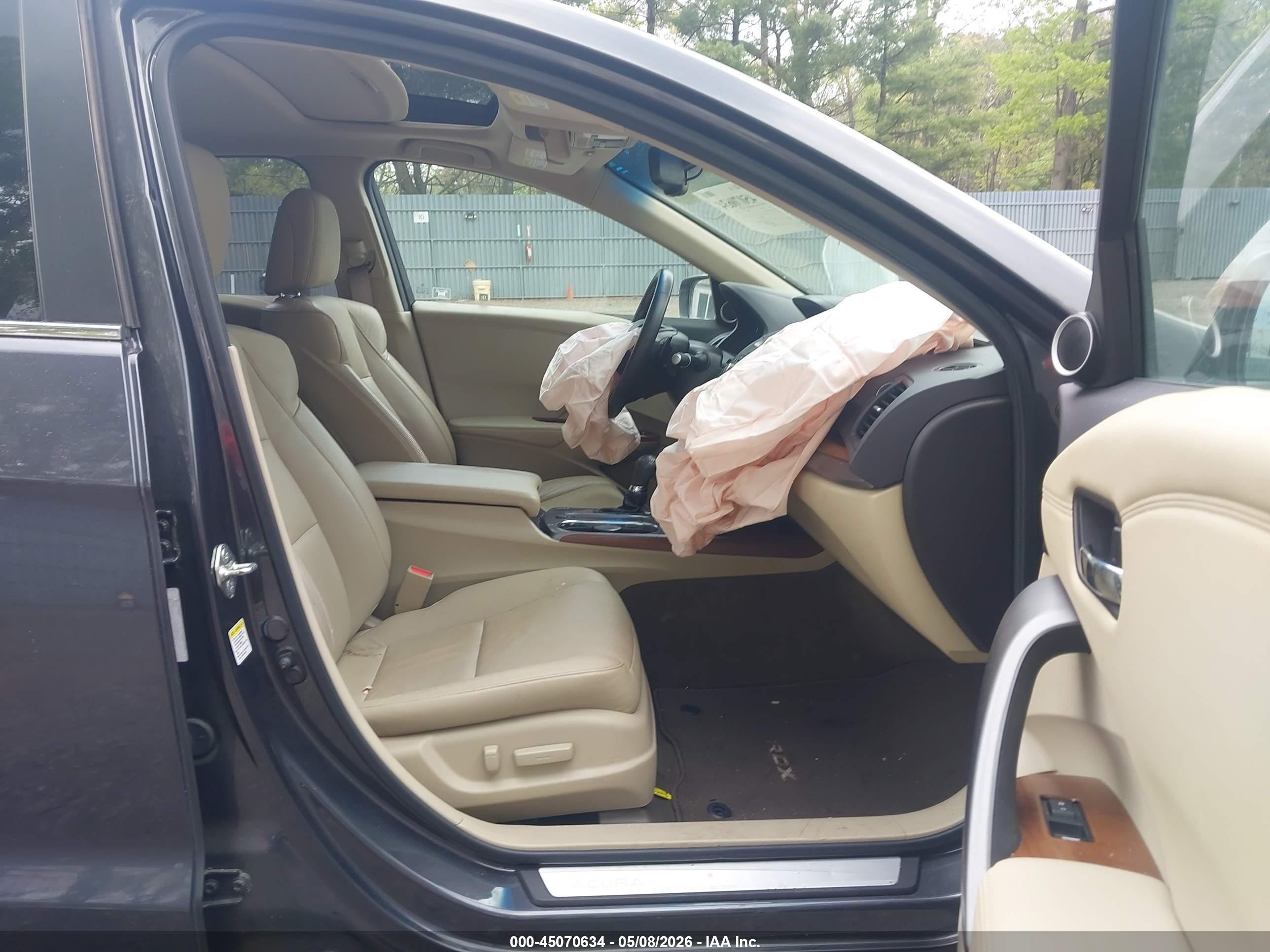 2013 Acura Rdx   Gray vin: 5J8TB4H39DL003997