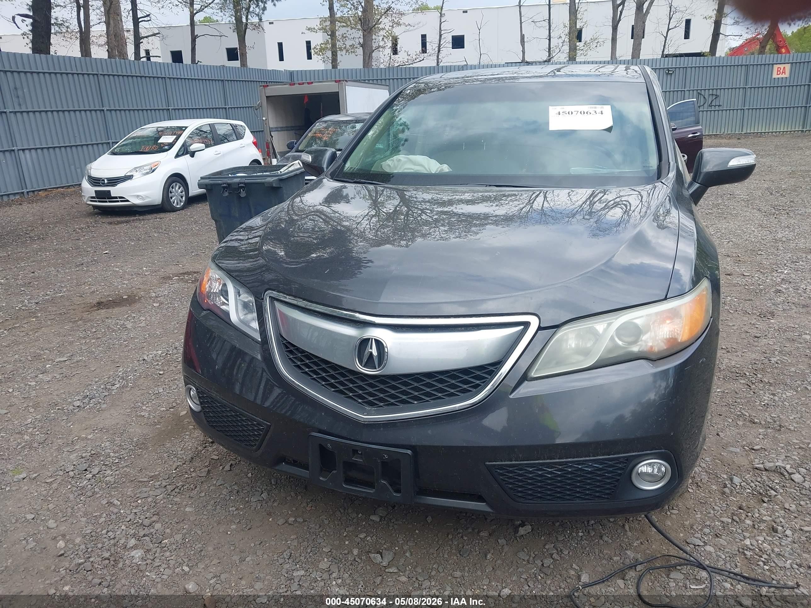 2013 Acura Rdx   Gray vin: 5J8TB4H39DL003997