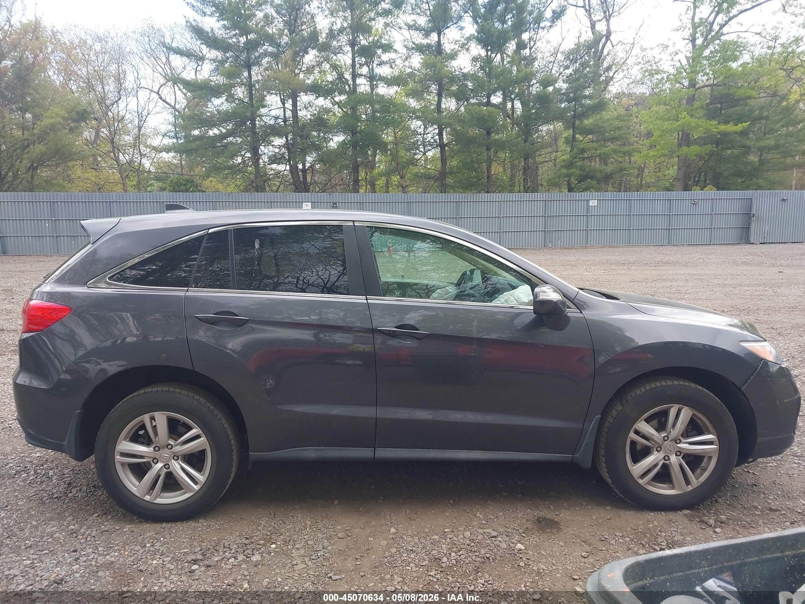2013 Acura Rdx   Gray vin: 5J8TB4H39DL003997
