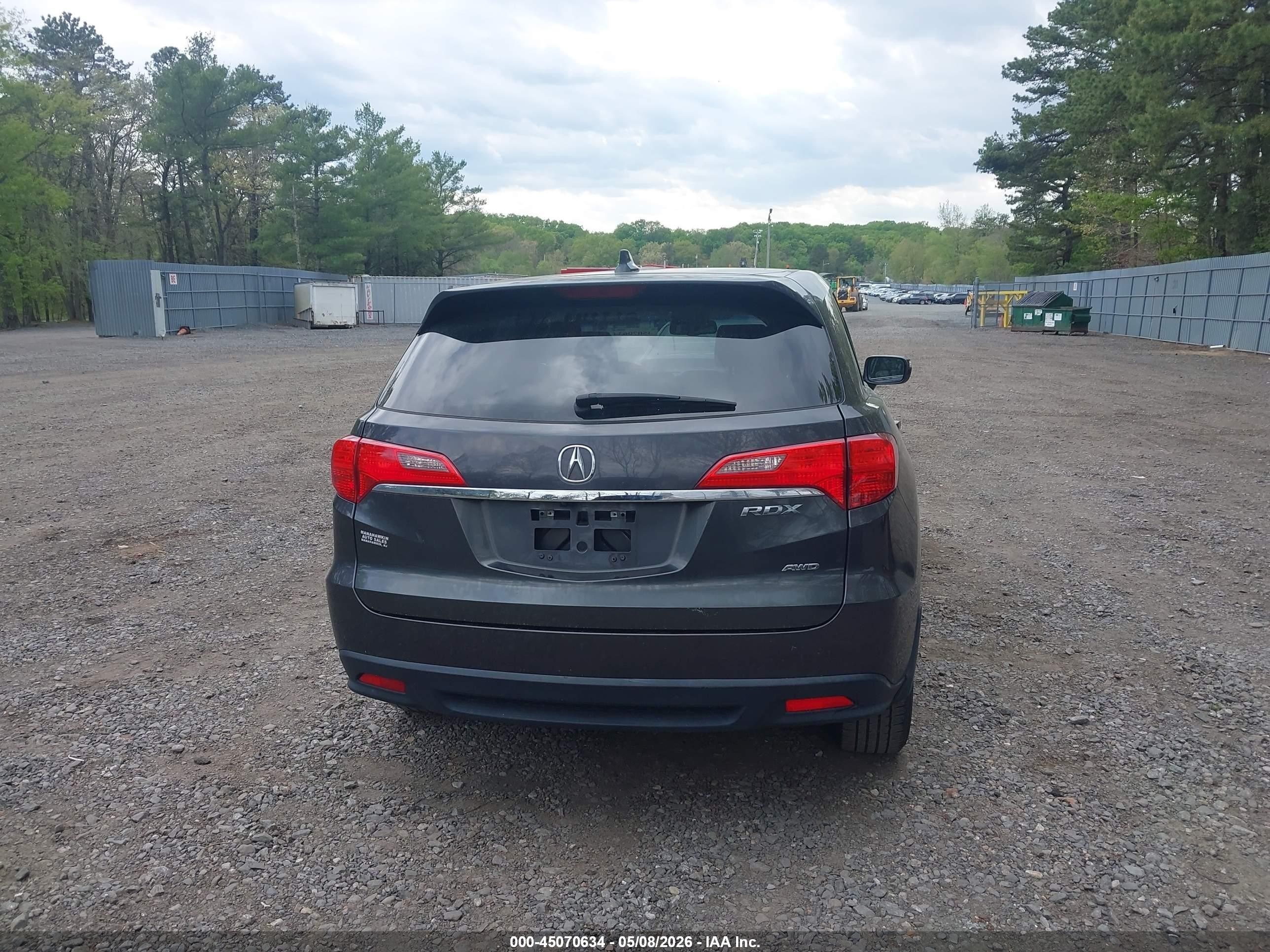 2013 Acura Rdx   Gray vin: 5J8TB4H39DL003997