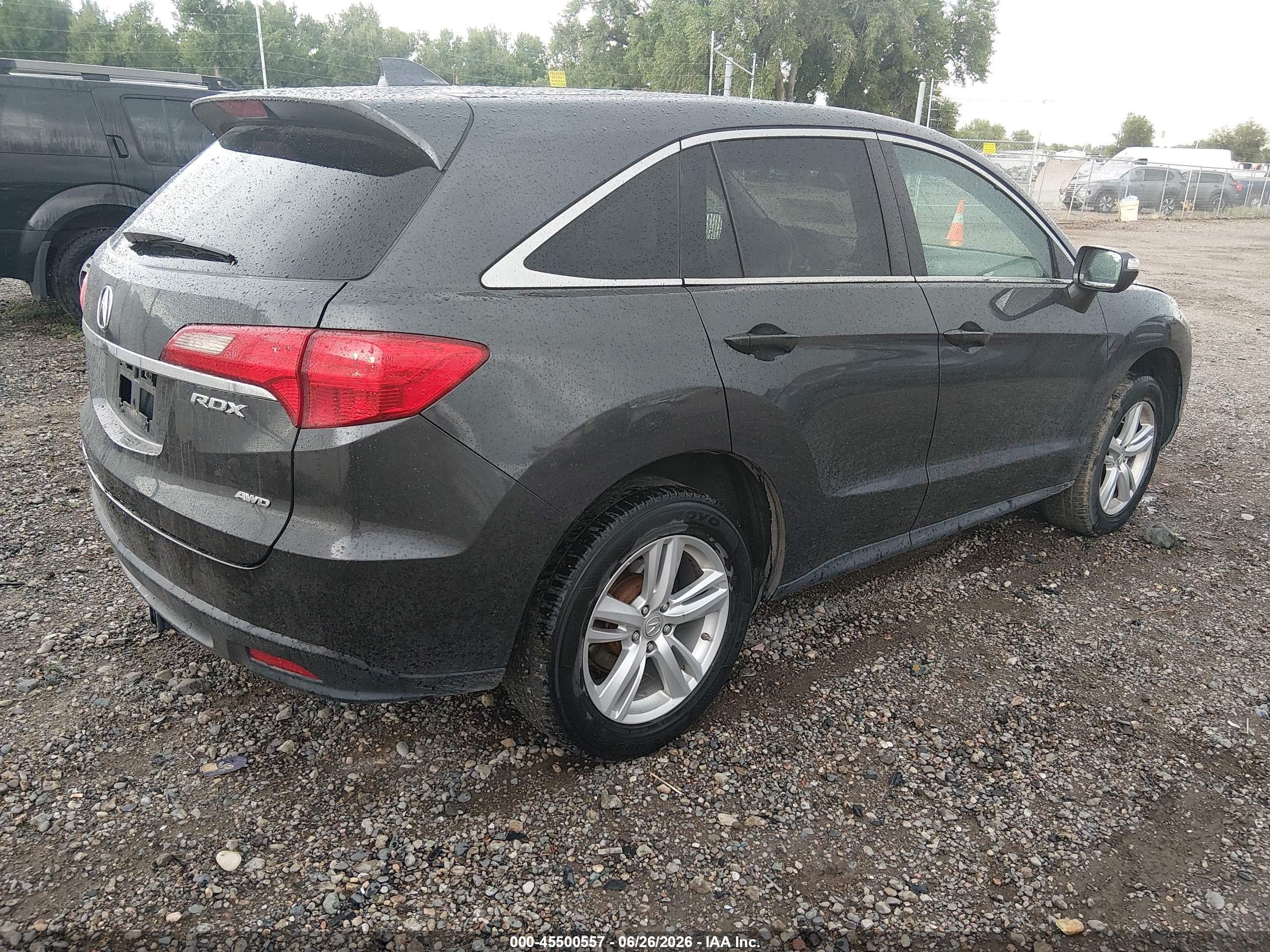 2013 Acura Rdx   Gray vin: 5J8TB4H39DL018838