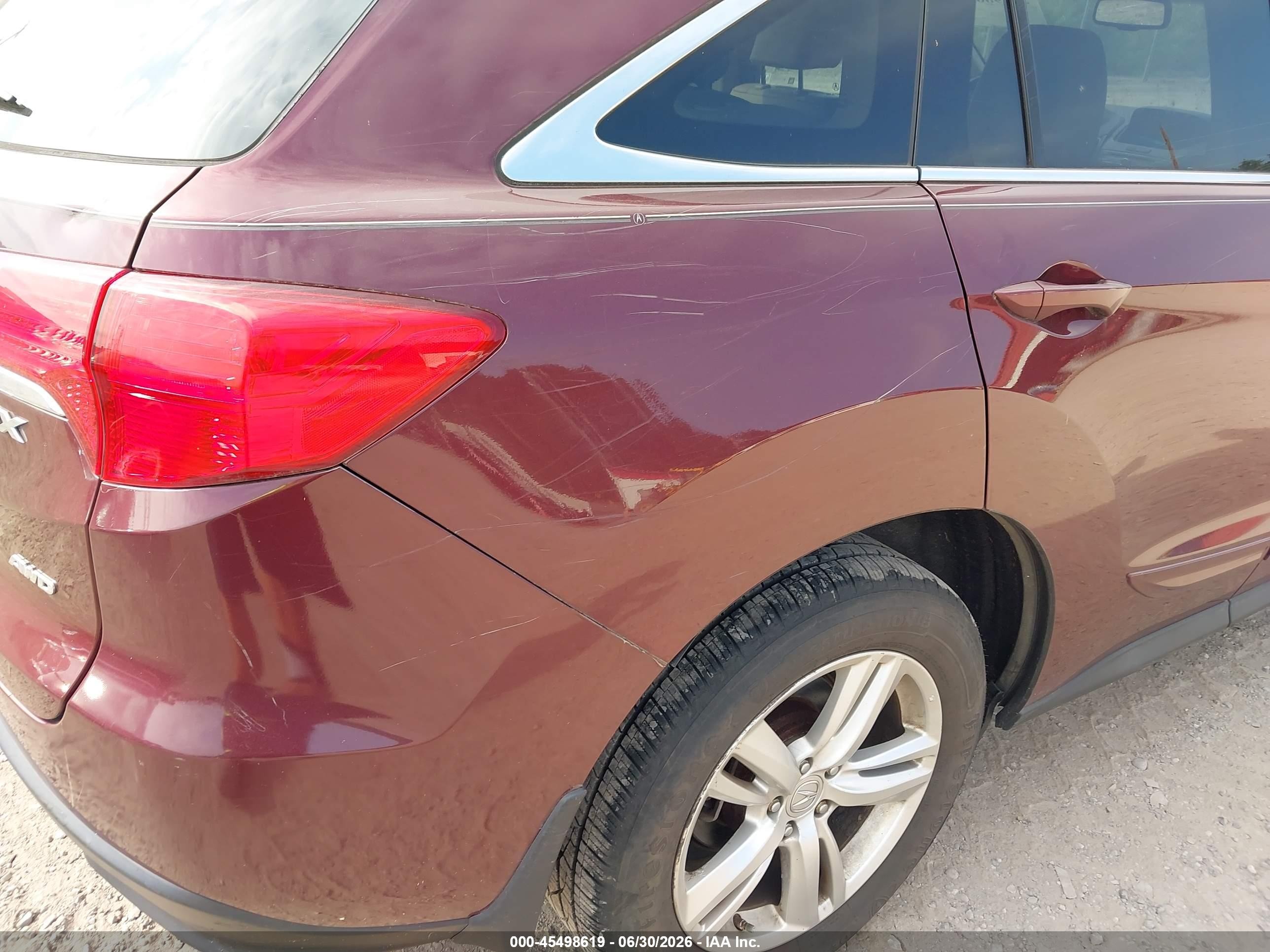 2013 Acura Rdx   Burgundy vin: 5J8TB4H39DL024347