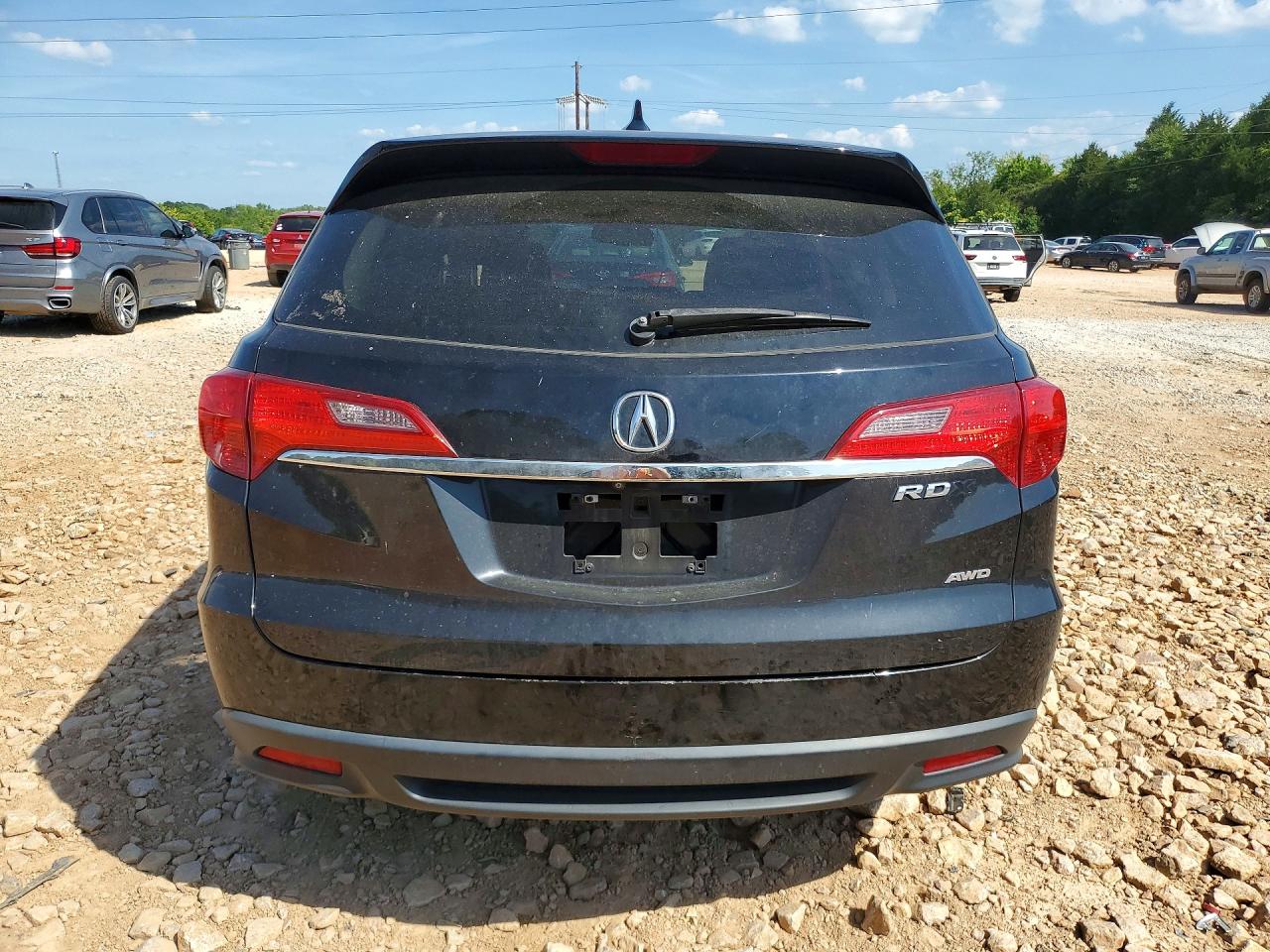 2015 Acura Rdx Black vin: 5J8TB4H39FL011665
