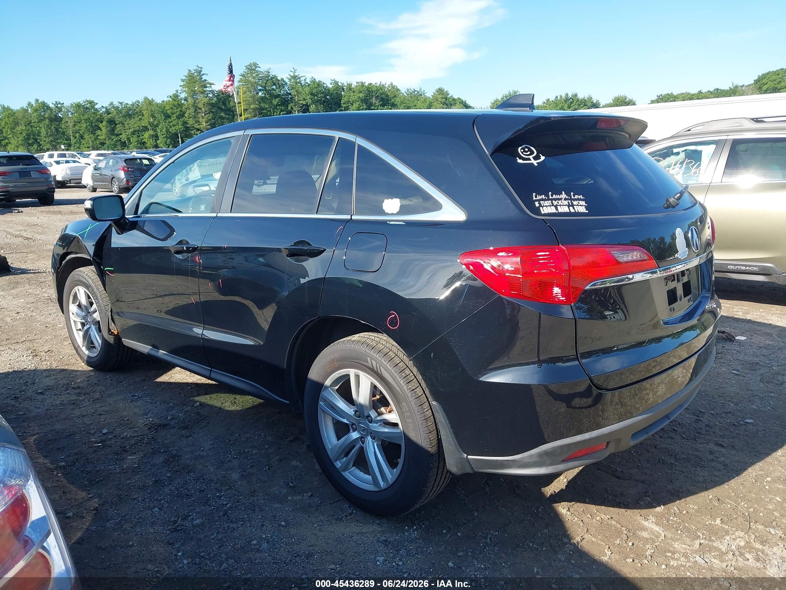 2013 Acura Rdx   Black vin: 5J8TB4H3XDL003975