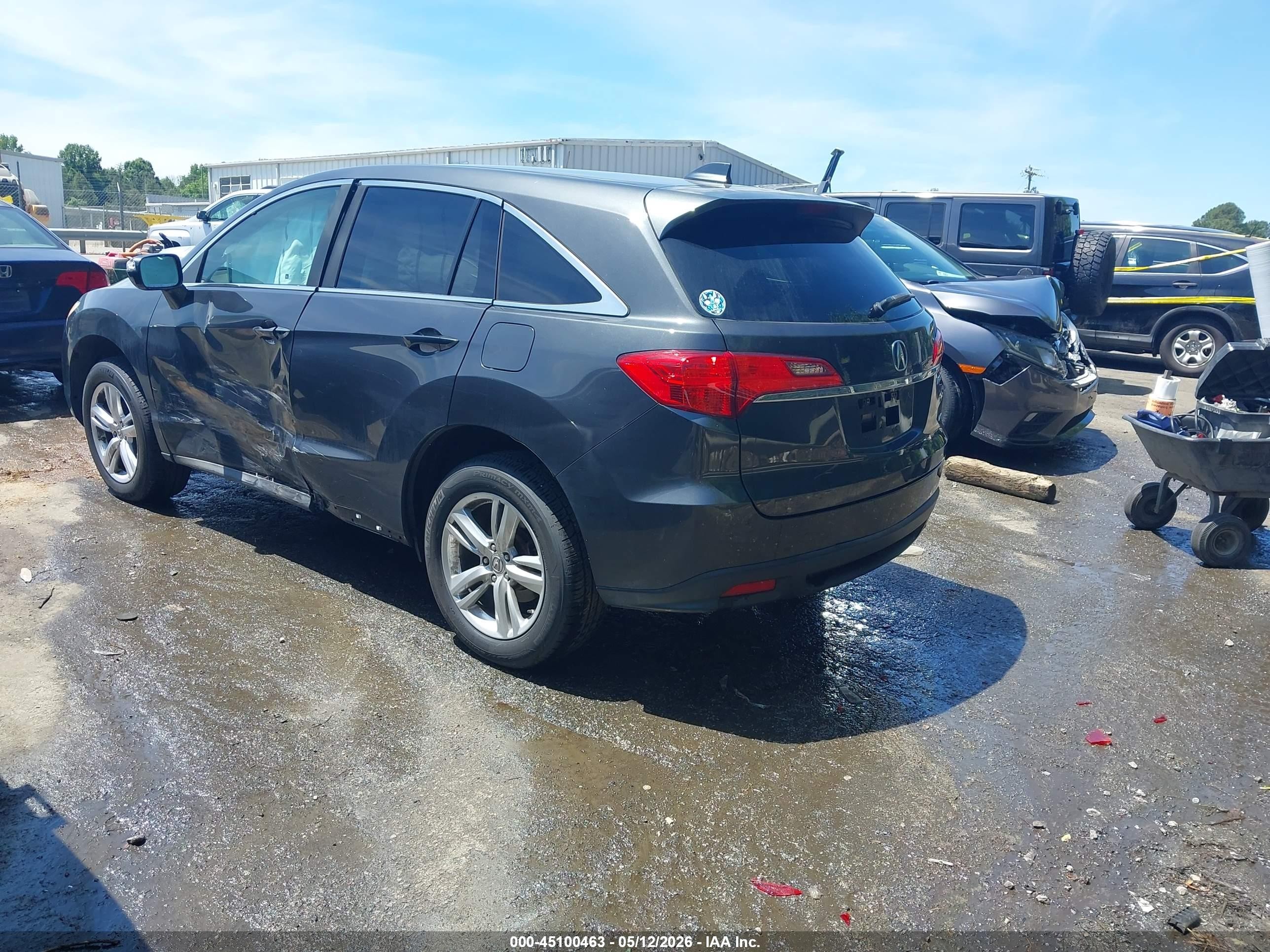 2014 Acura Rdx Gray vin: 5J8TB4H3XEL016887