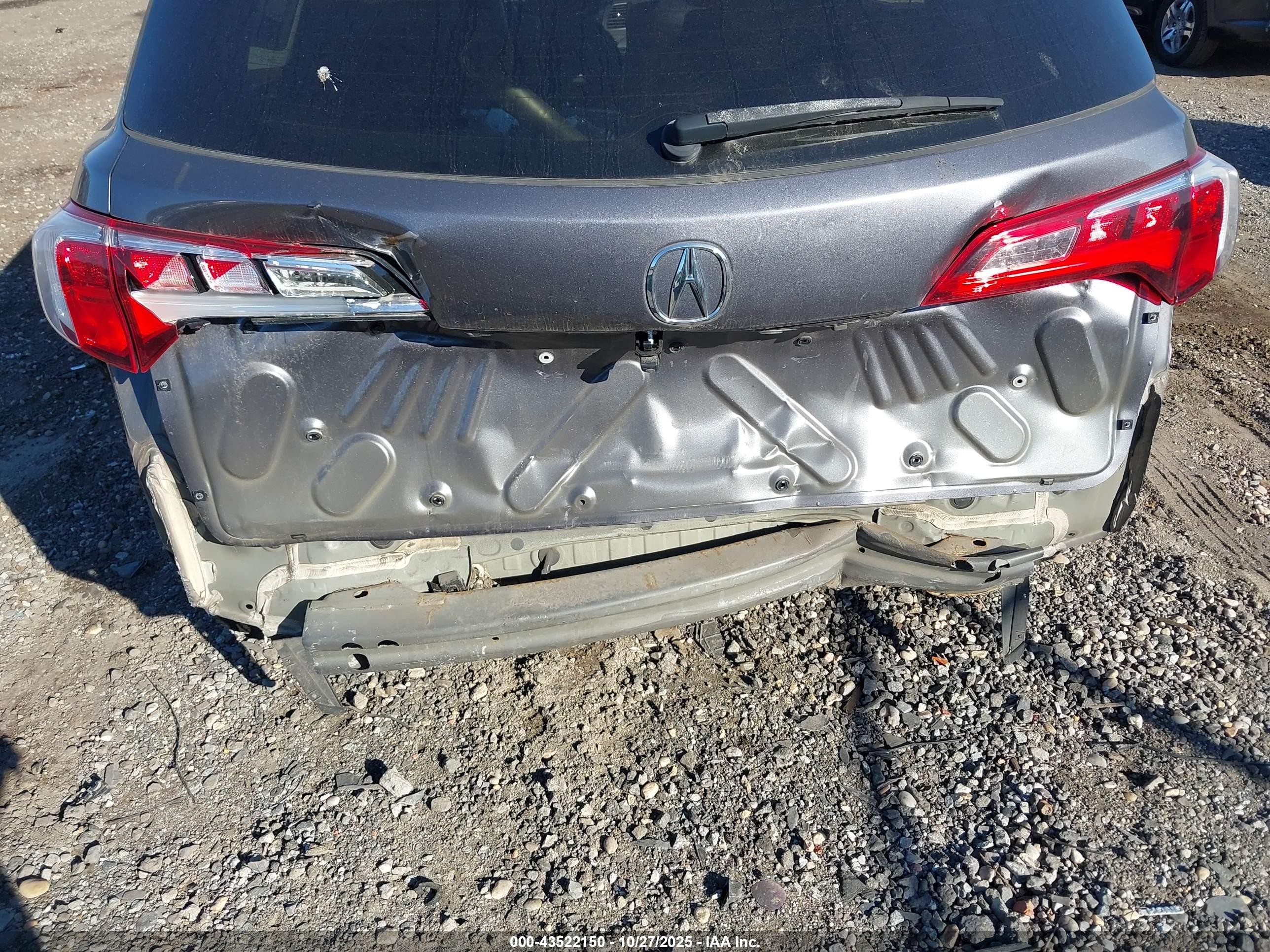 2018 Acura Rdx Acurawatch Plus Package Серый vin: 5J8TB4H3XJL020173