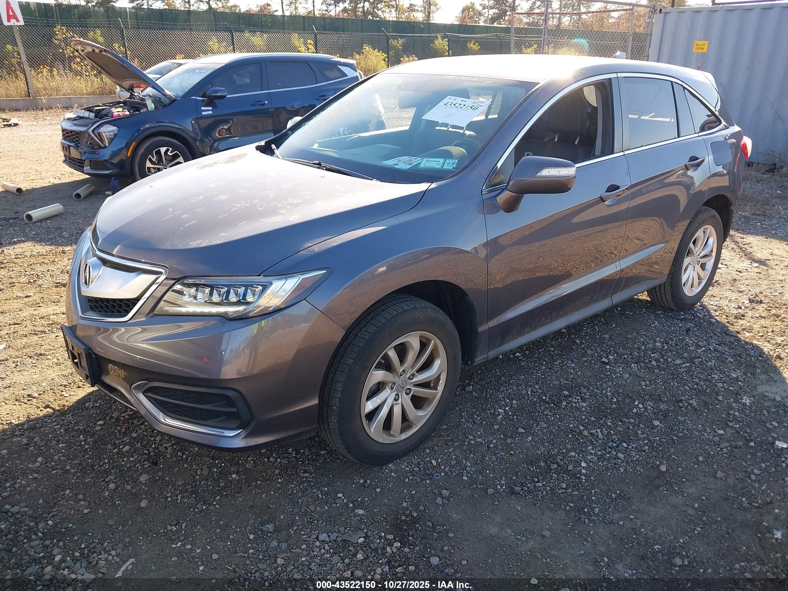 2018 Acura Rdx Acurawatch Plus Package Серый vin: 5J8TB4H3XJL020173