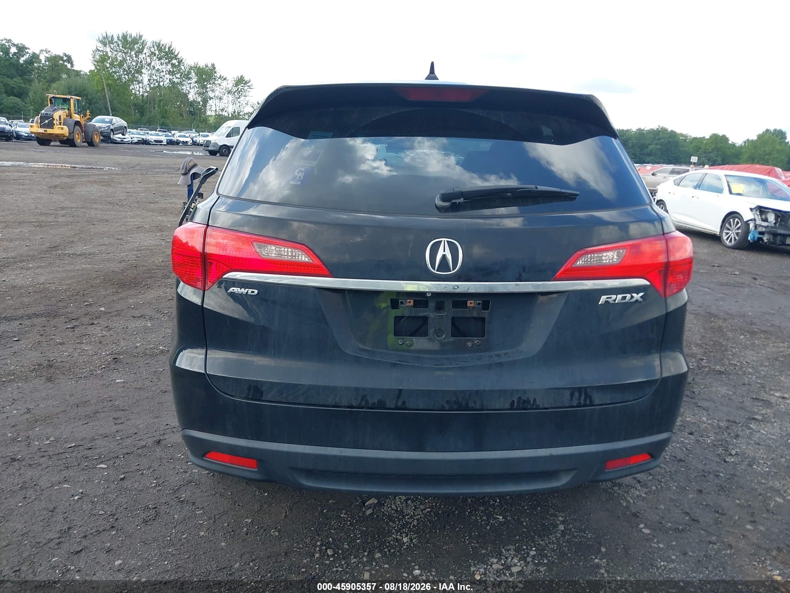 2014 Acura Rdx   Black vin: 5J8TB4H50EL011943