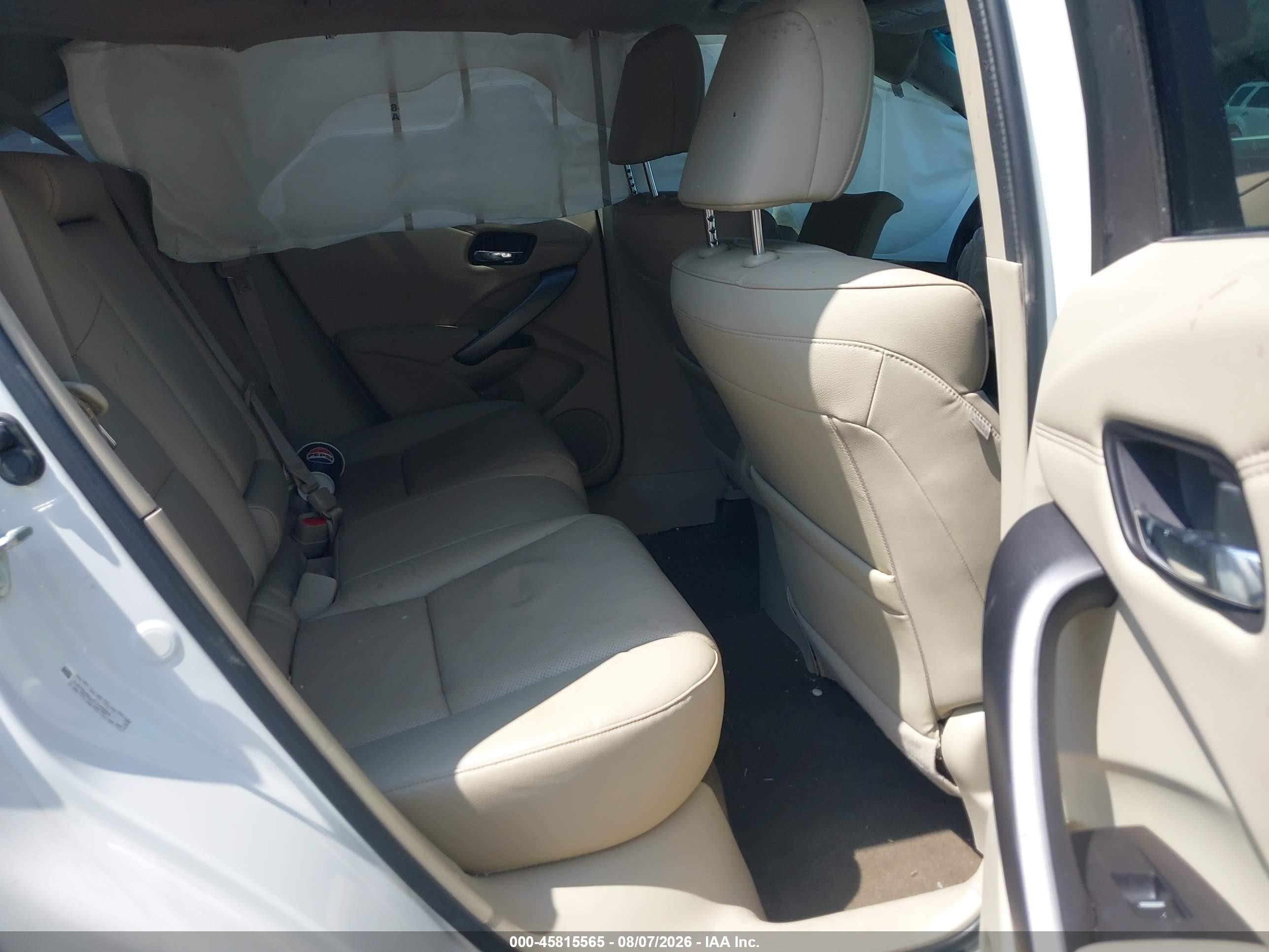 2015 Acura Rdx   White vin: 5J8TB4H50FL005304