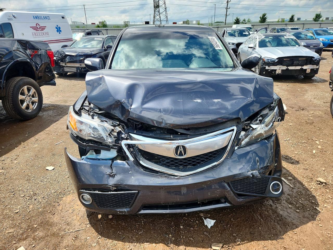 2015 Acura Rdx Technology Gray vin: 5J8TB4H50FL008283
