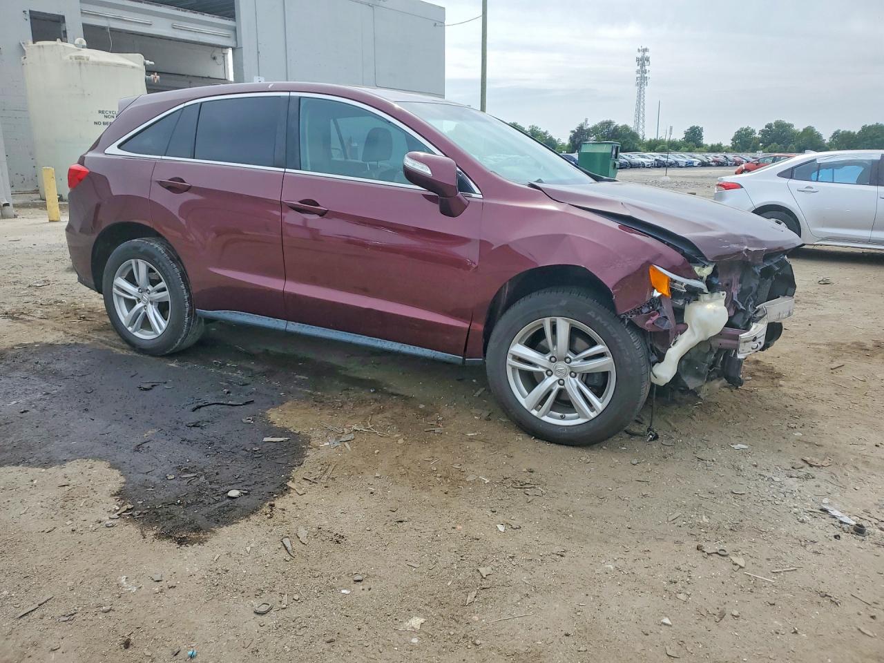 2015 Acura Rdx Technology Burgundy vin: 5J8TB4H50FL024404