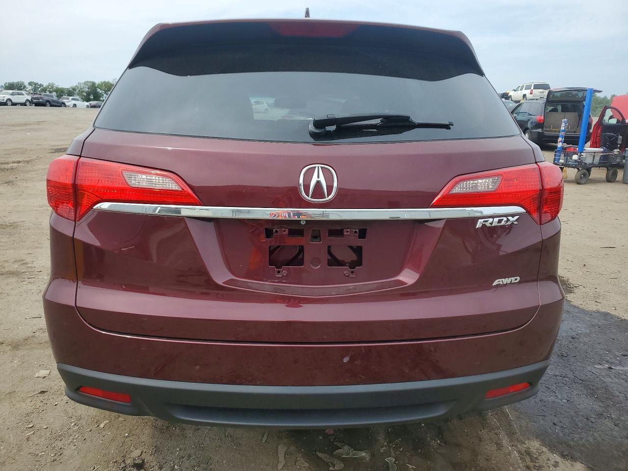 2015 Acura Rdx Technology Burgundy vin: 5J8TB4H50FL024404
