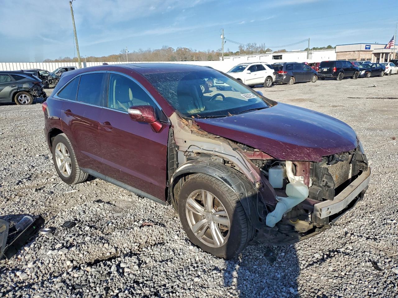 2013 Acura Rdx Technology Бордовый vin: 5J8TB4H51DL001369