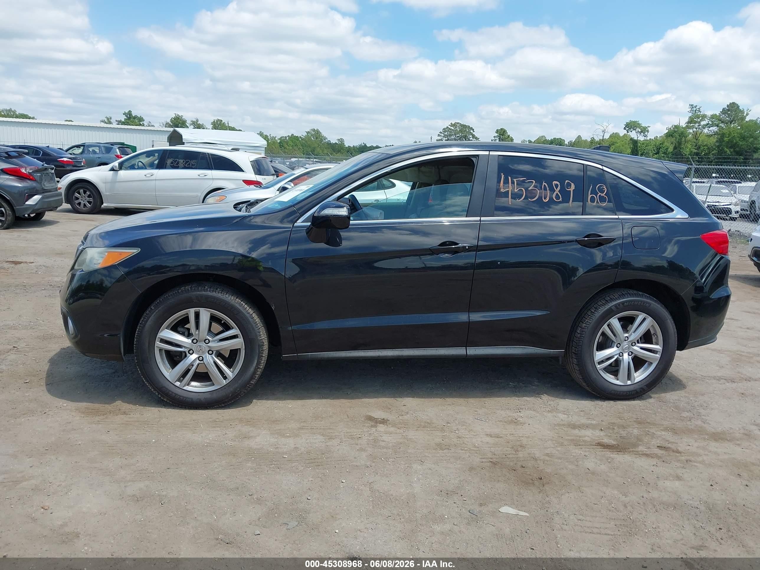 2013 Acura Rdx   Черный vin: 5J8TB4H51DL015790