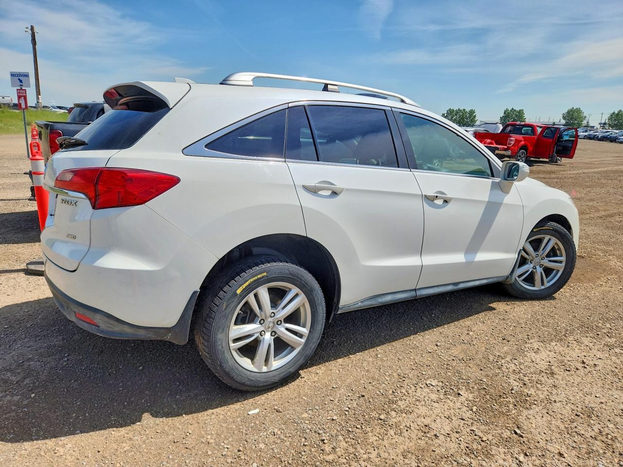 2013 Acura Rdx Technology White vin: 5J8TB4H51DL804313