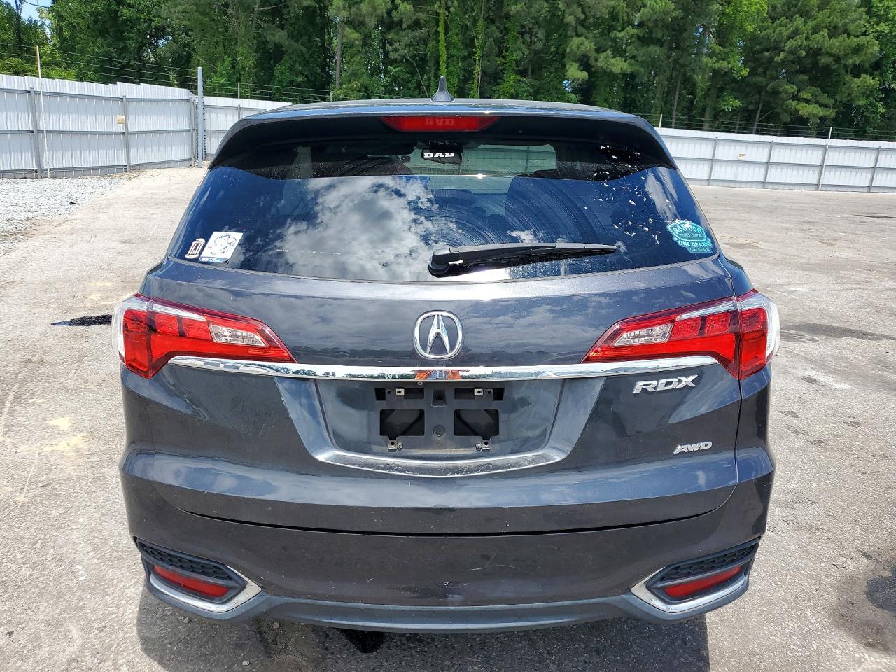 2016 Acura Rdx Technology Black vin: 5J8TB4H51GL015759