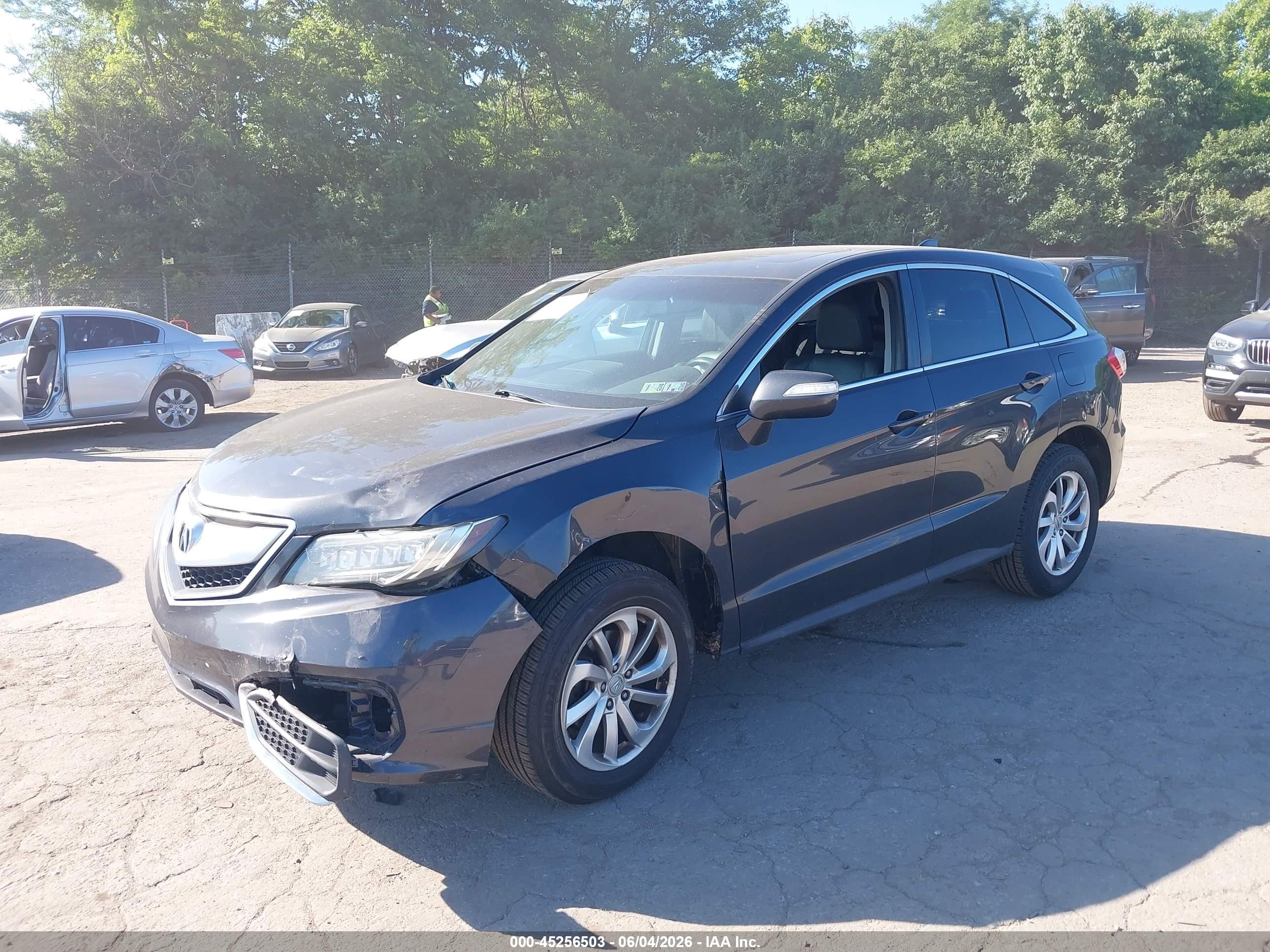 2016 Acura Rdx Technology   Acurawatch Plus Packages/technology Package Серый vin: 5J8TB4H51GL026616