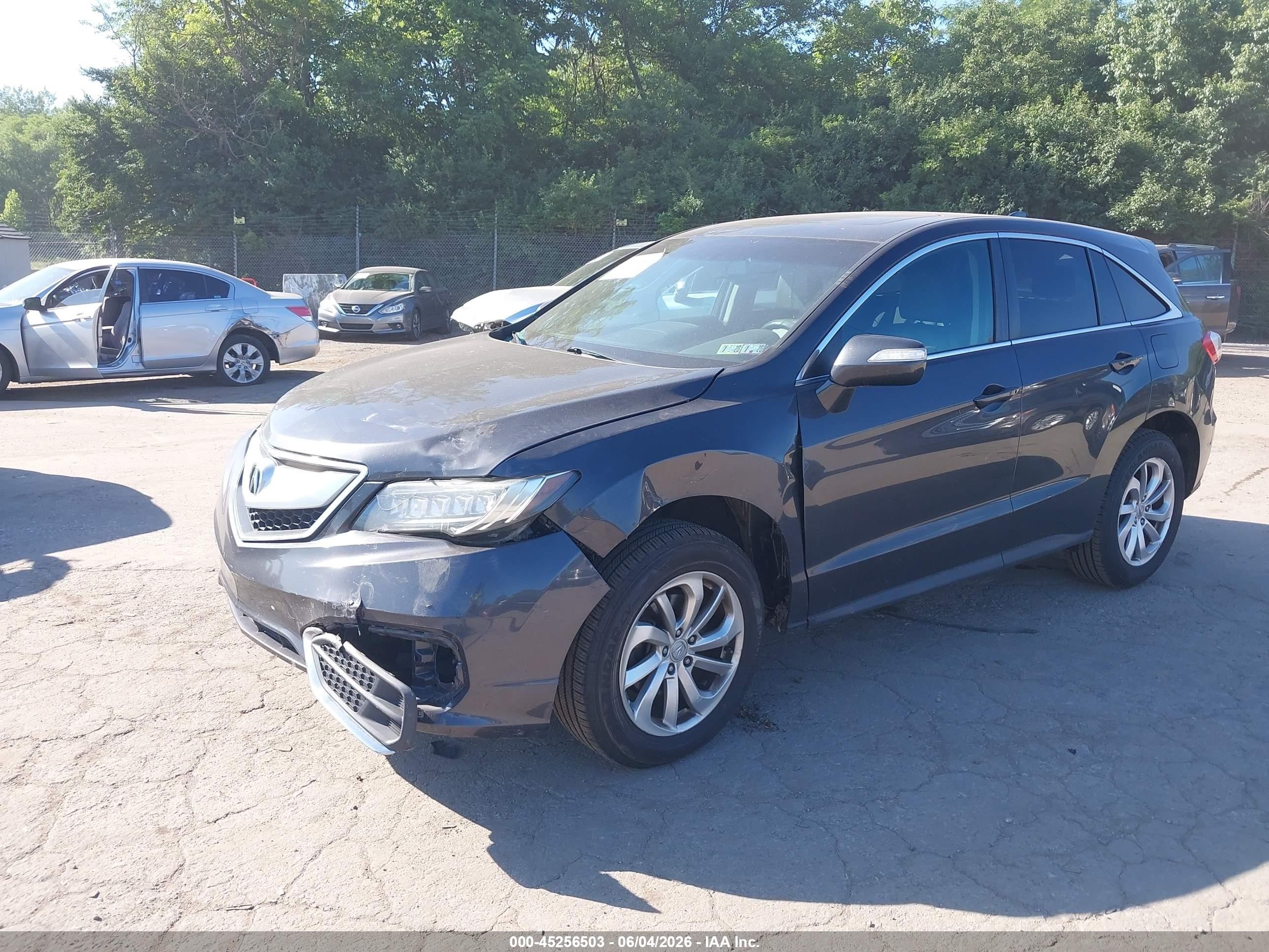2016 Acura Rdx Technology   Acurawatch Plus Packages/technology Package Серый vin: 5J8TB4H51GL026616