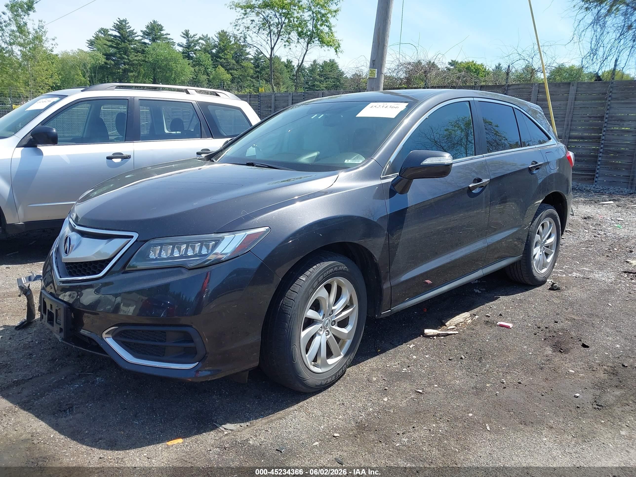 2016 Acura Rdx Technology   Acurawatch Plus Packages/technology Package Серый vin: 5J8TB4H51GL026633
