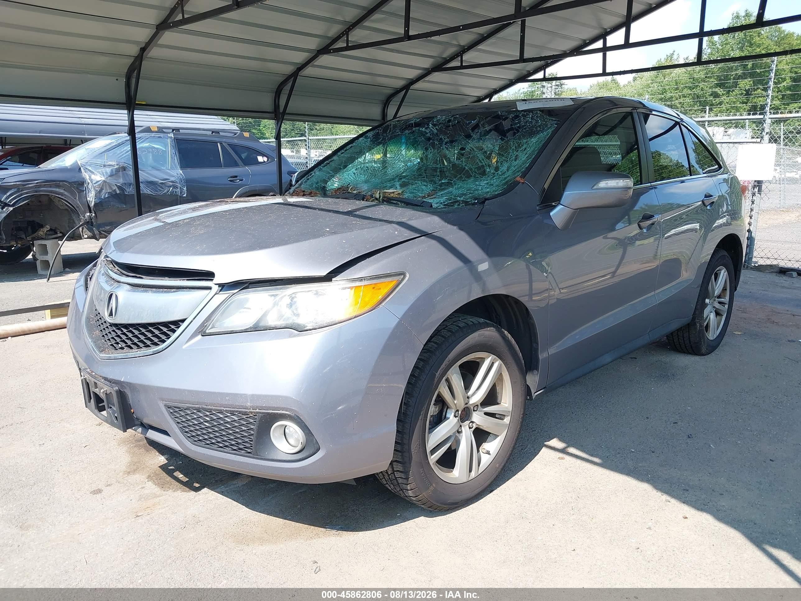 2013 Acura Rdx   Silver vin: 5J8TB4H52DL008346