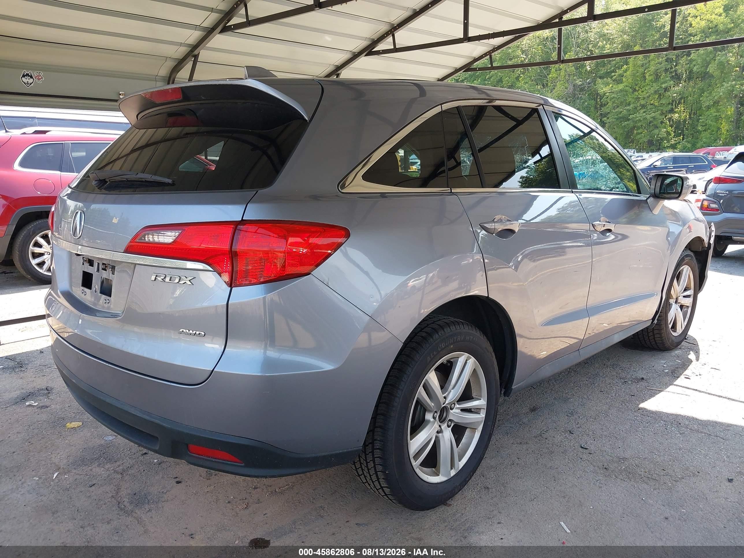 2013 Acura Rdx   Silver vin: 5J8TB4H52DL008346
