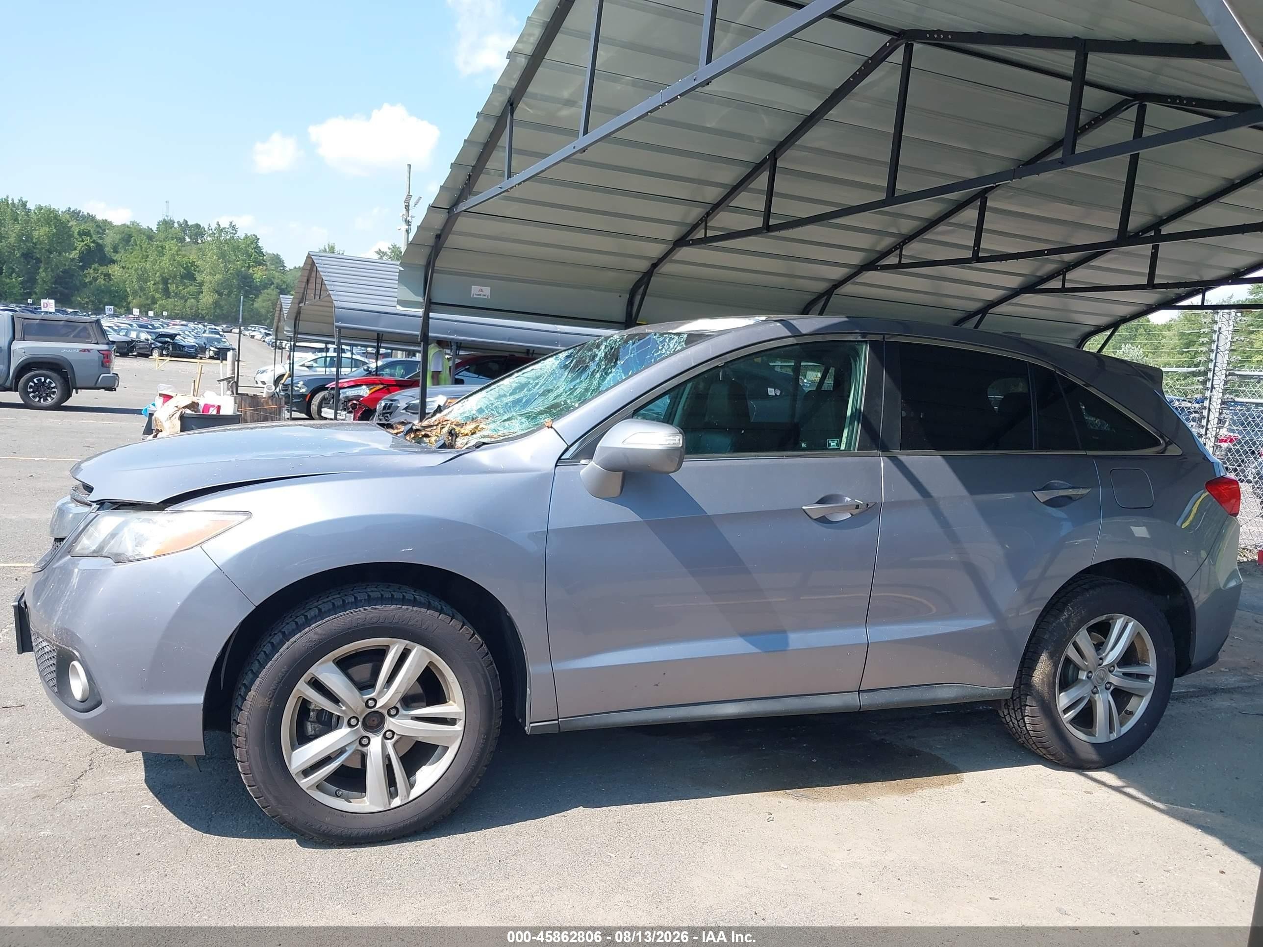 2013 Acura Rdx   Silver vin: 5J8TB4H52DL008346