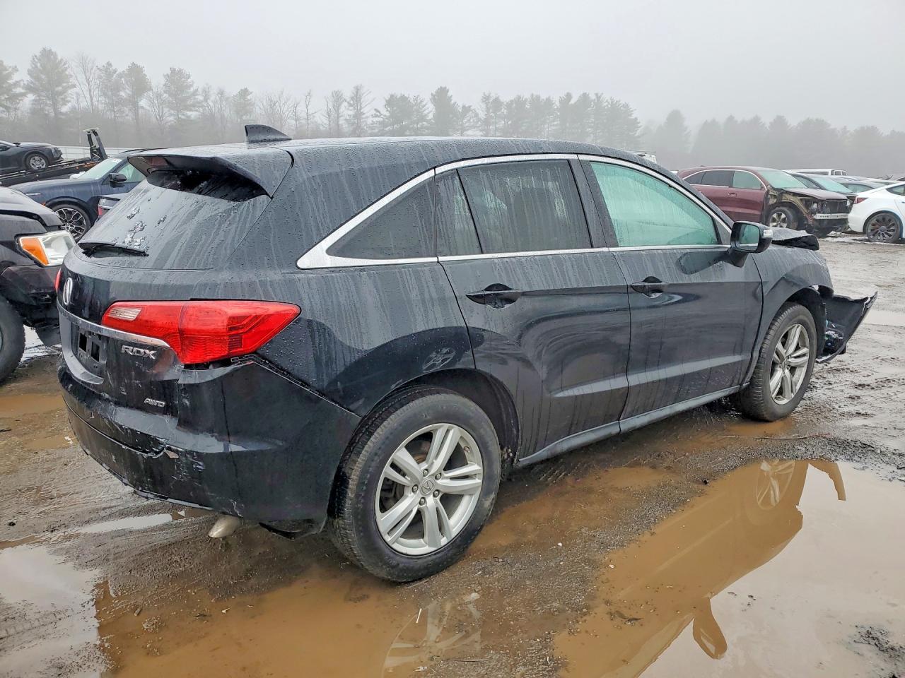 2013 Acura Rdx Technology Черный vin: 5J8TB4H52DL009092