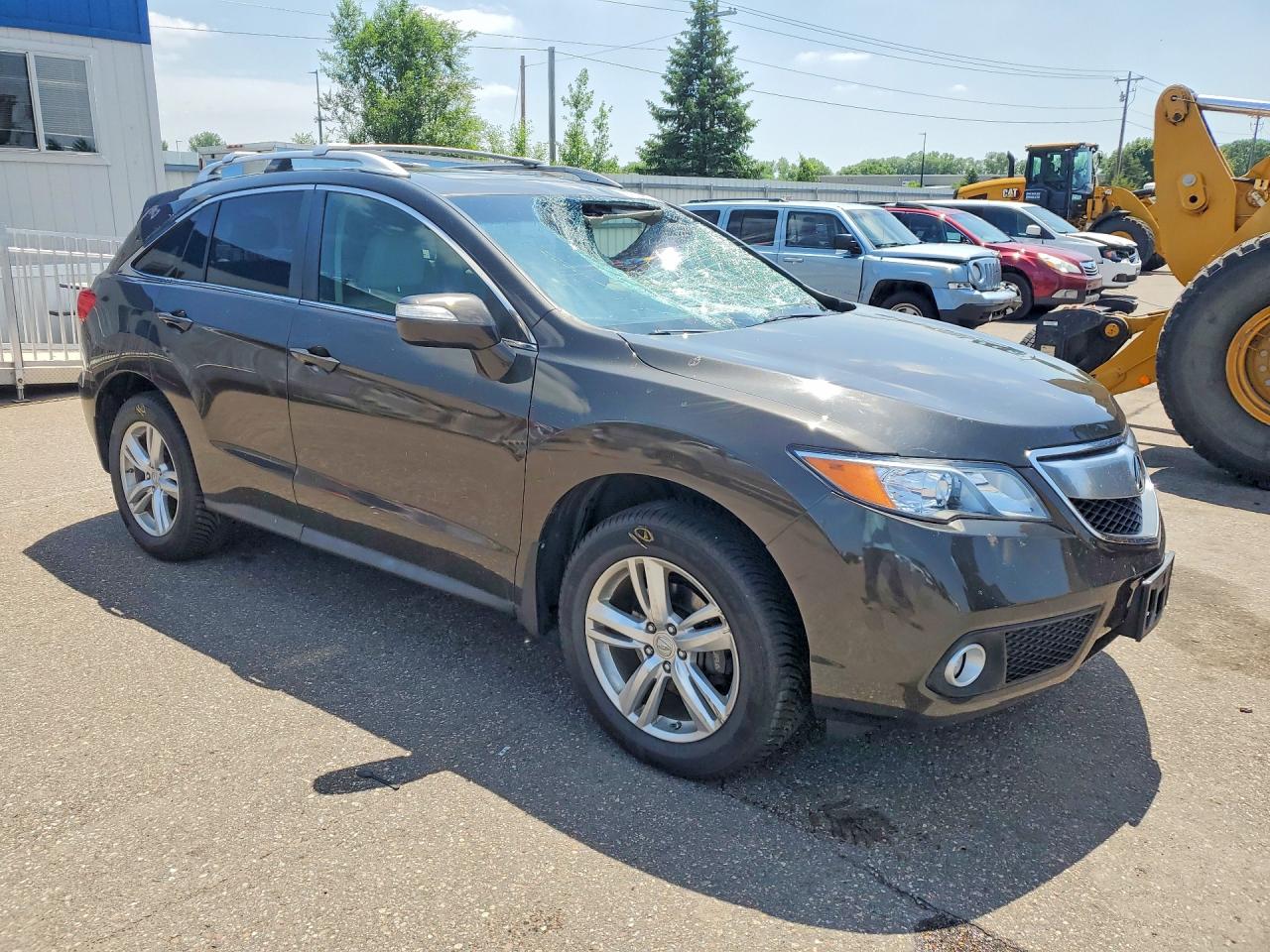 2014 Acura Rdx Technology Brown vin: 5J8TB4H52EL000118
