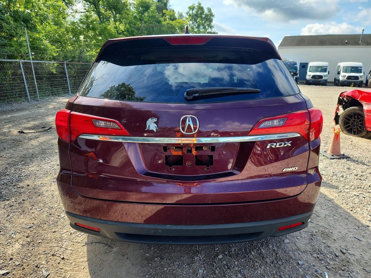 2014 Acura Rdx Technology Burgundy vin: 5J8TB4H52EL004072
