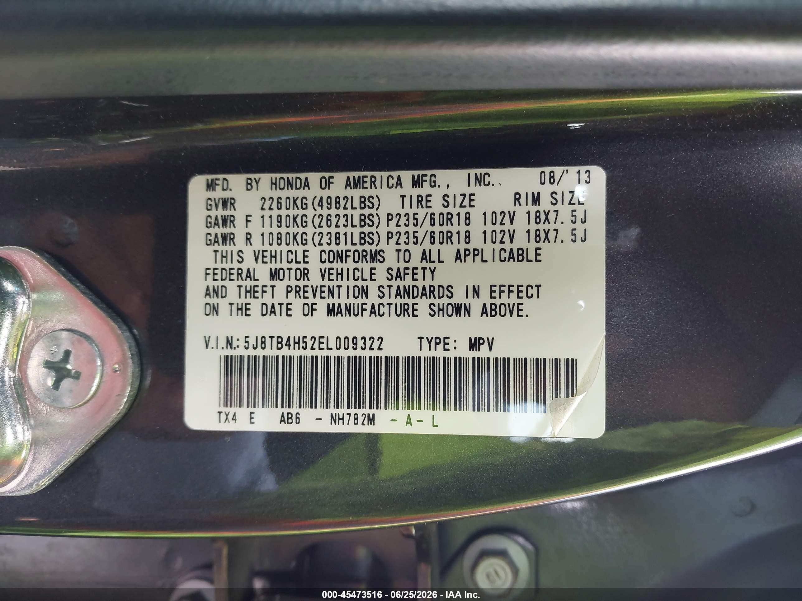 2014 Acura Rdx   Black vin: 5J8TB4H52EL009322
