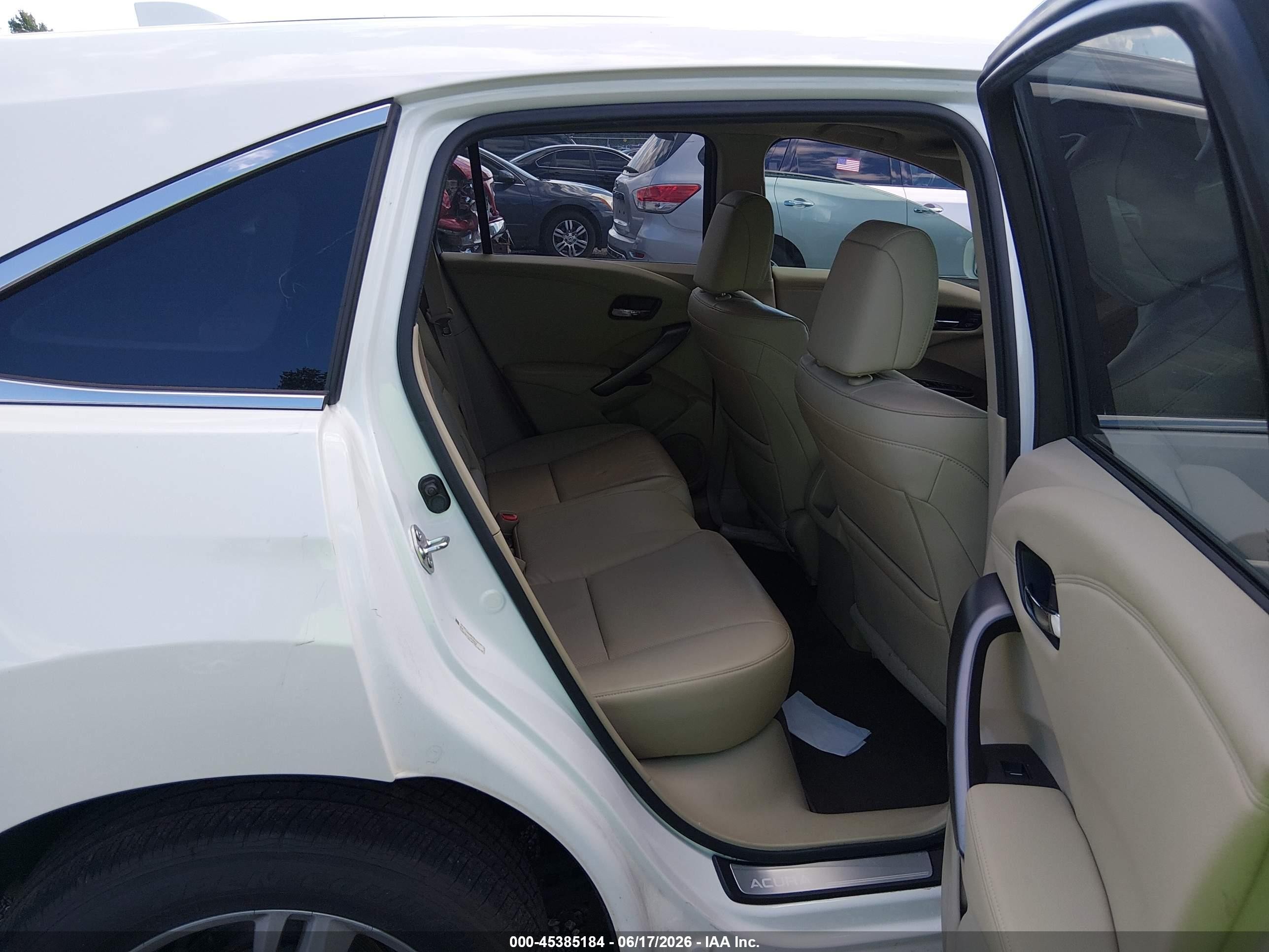 2014 Acura Rdx   White vin: 5J8TB4H52EL014472