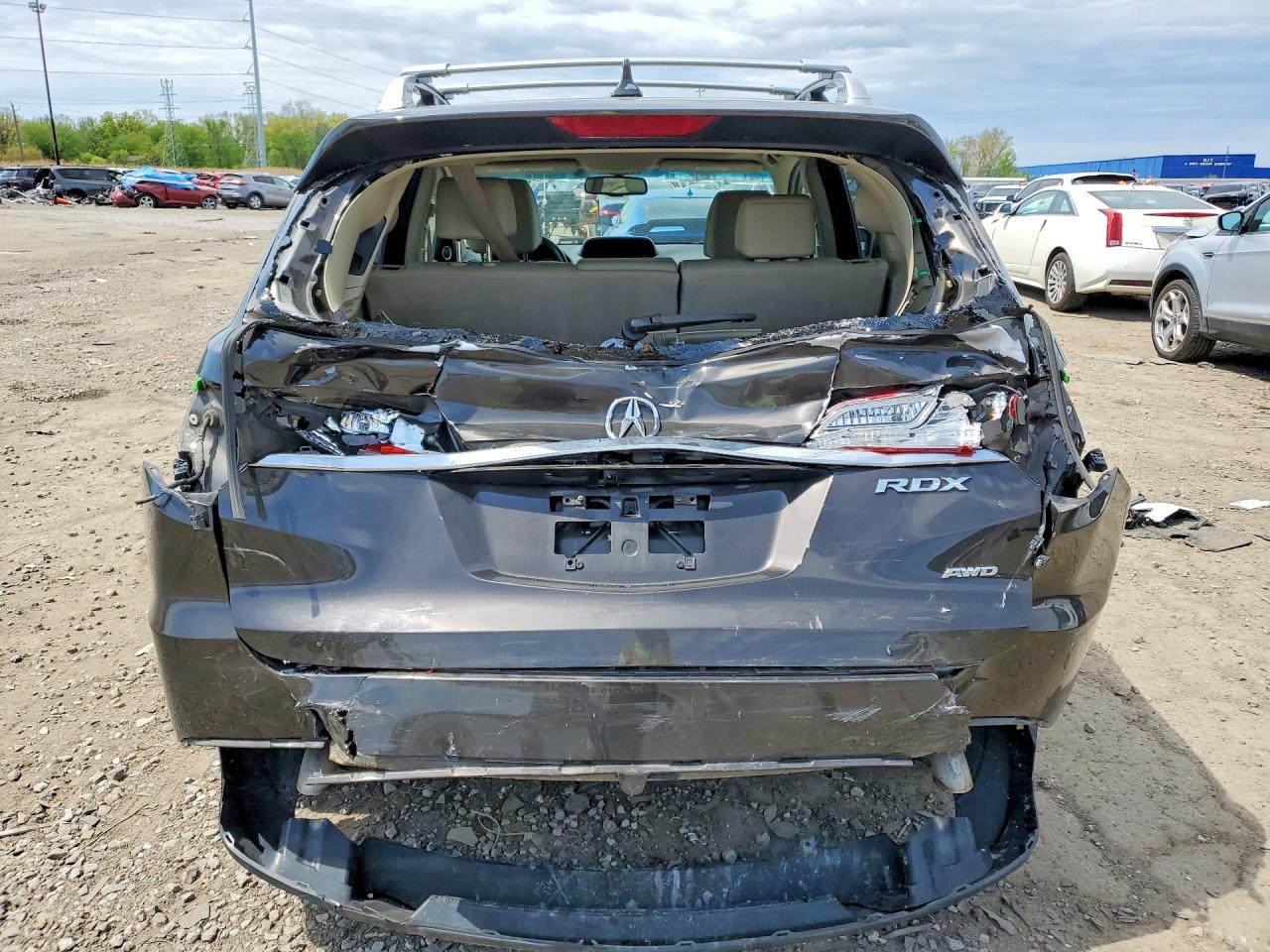 2015 Acura Rdx Technology Gray vin: 5J8TB4H52FL009452