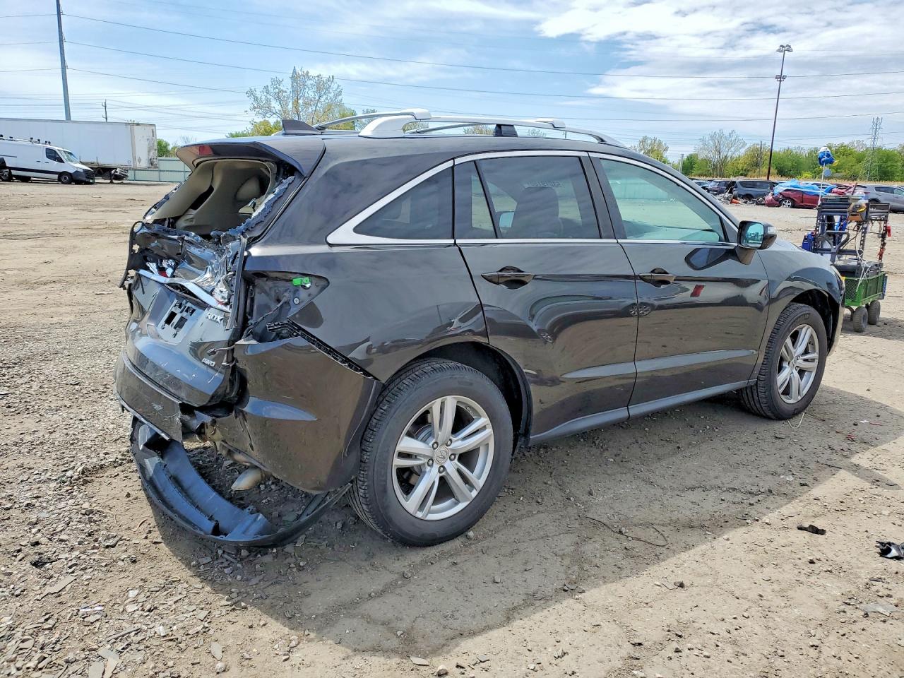 2015 Acura Rdx Technology Gray vin: 5J8TB4H52FL009452