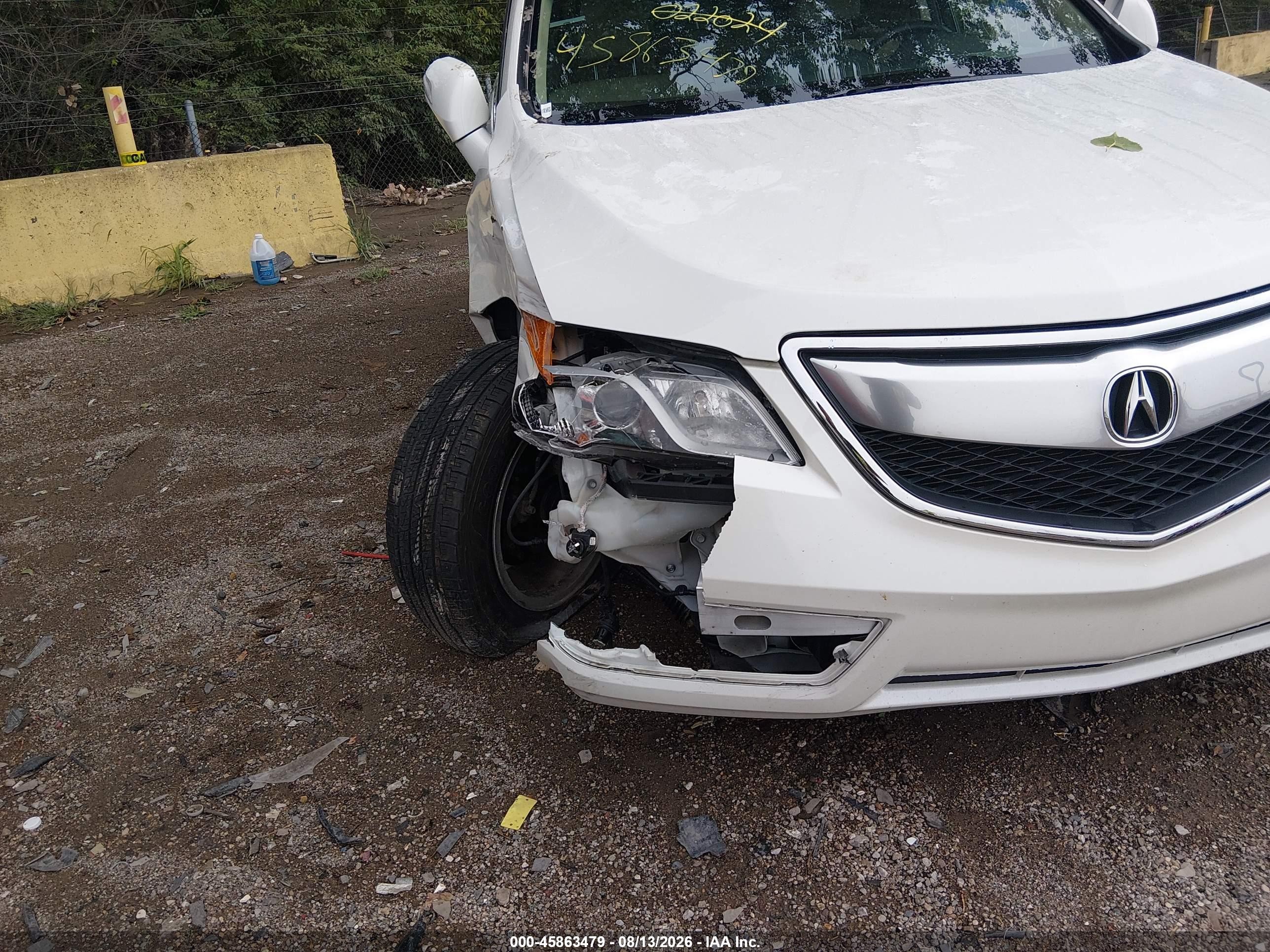 2015 Acura Rdx   White vin: 5J8TB4H52FL022024