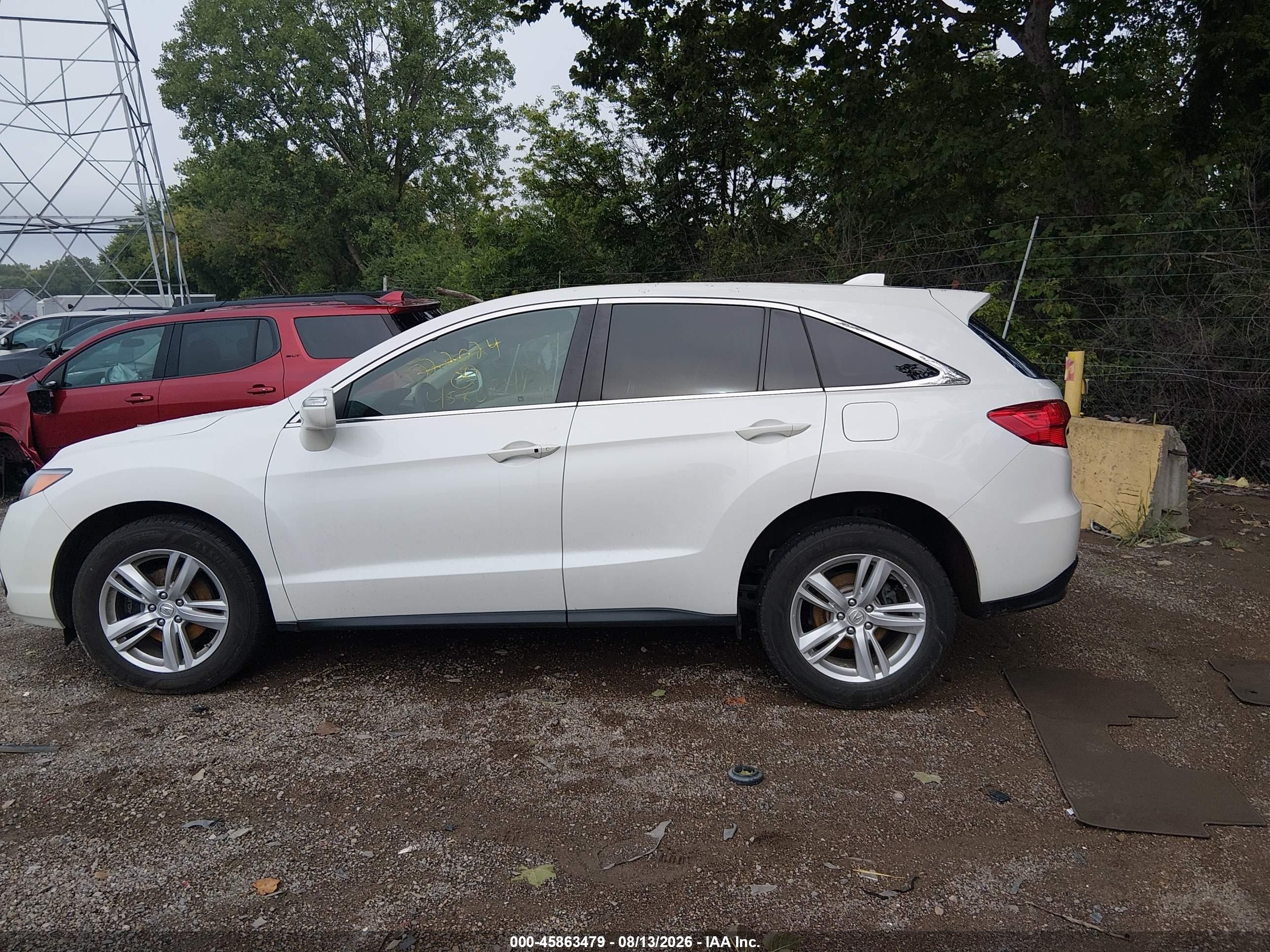 2015 Acura Rdx   White vin: 5J8TB4H52FL022024