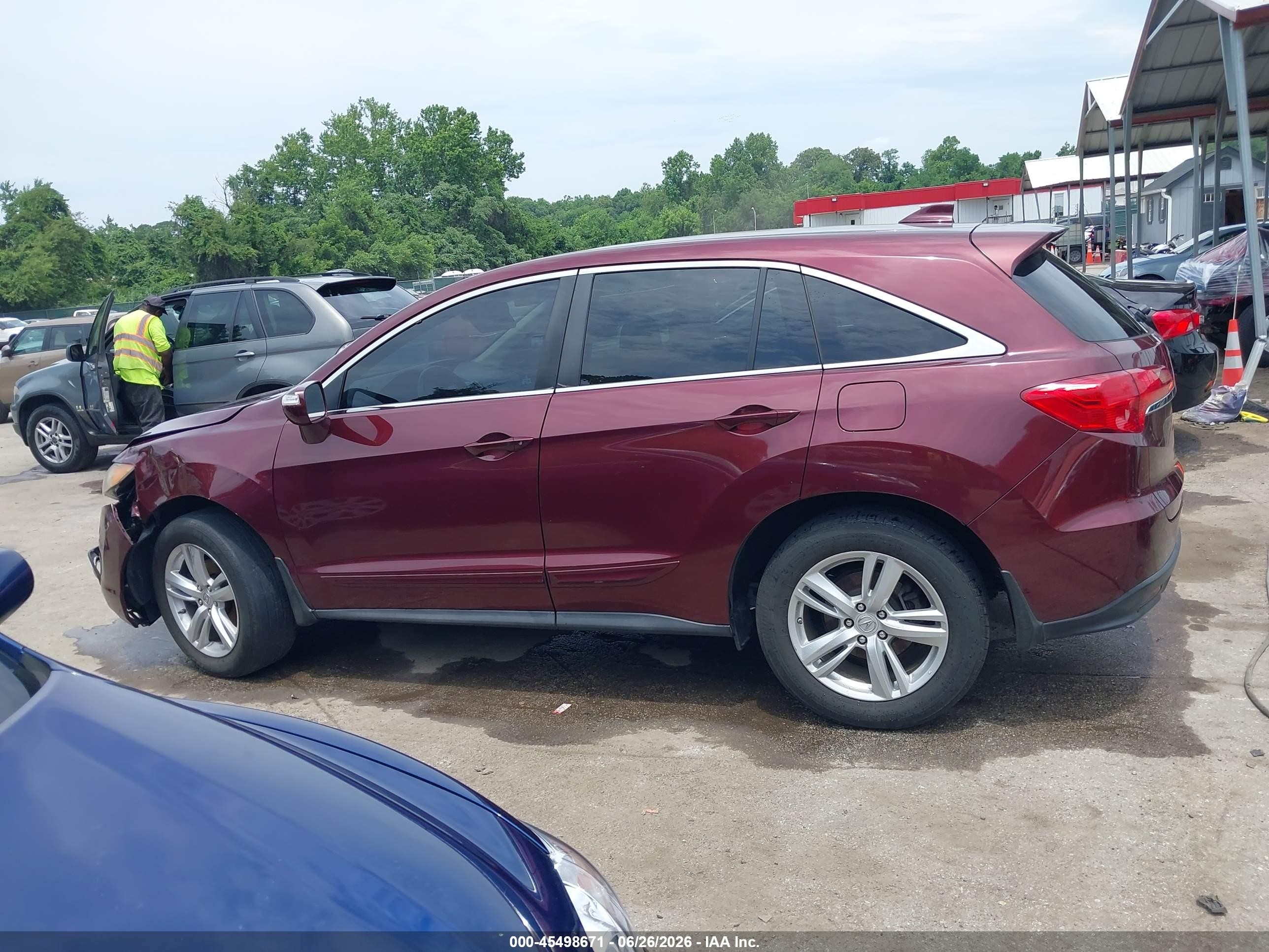 2013 Acura Rdx   Burgundy vin: 5J8TB4H53DL008050