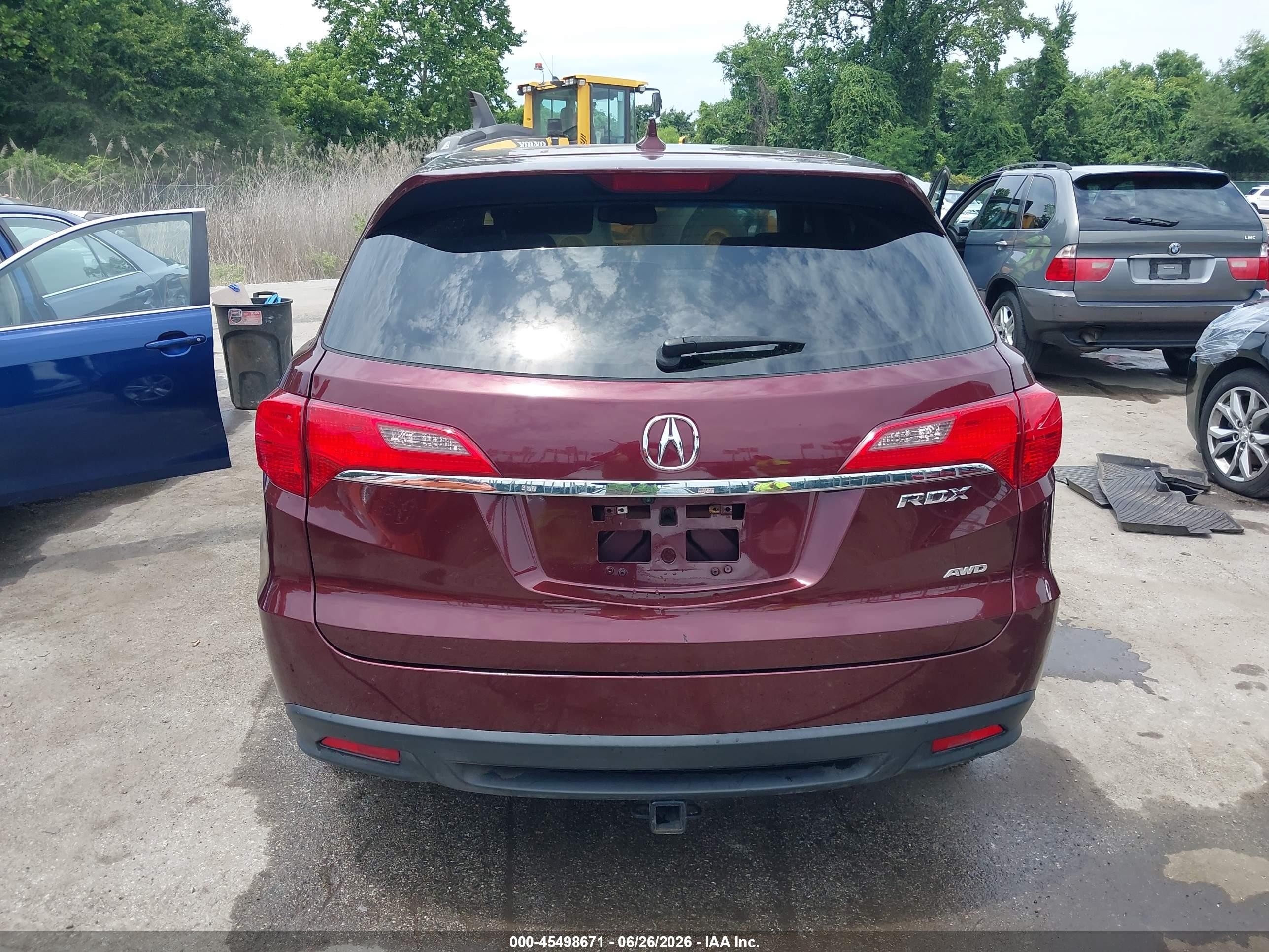 2013 Acura Rdx   Burgundy vin: 5J8TB4H53DL008050