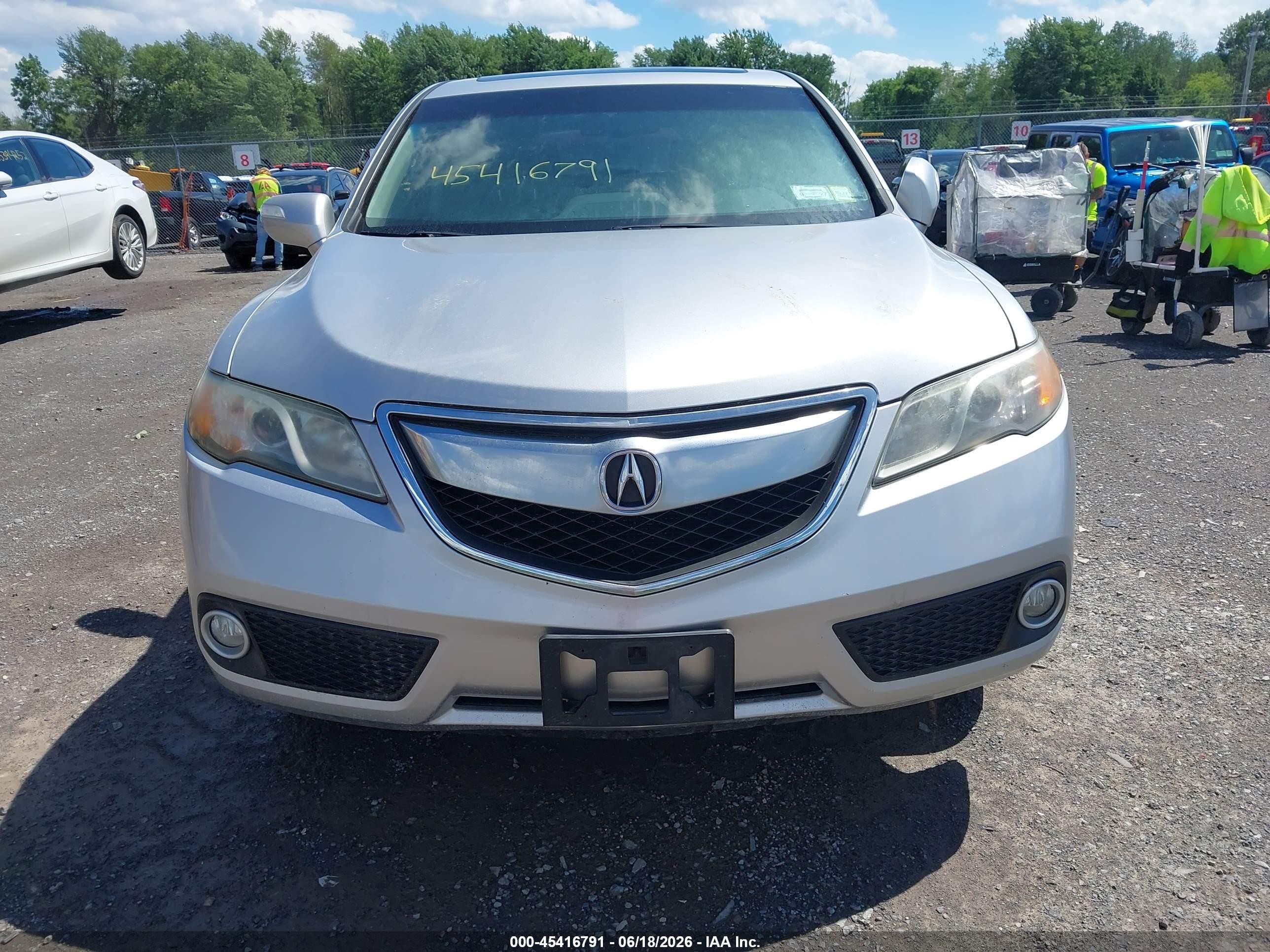 2013 Acura Rdx   Silver vin: 5J8TB4H53DL016438