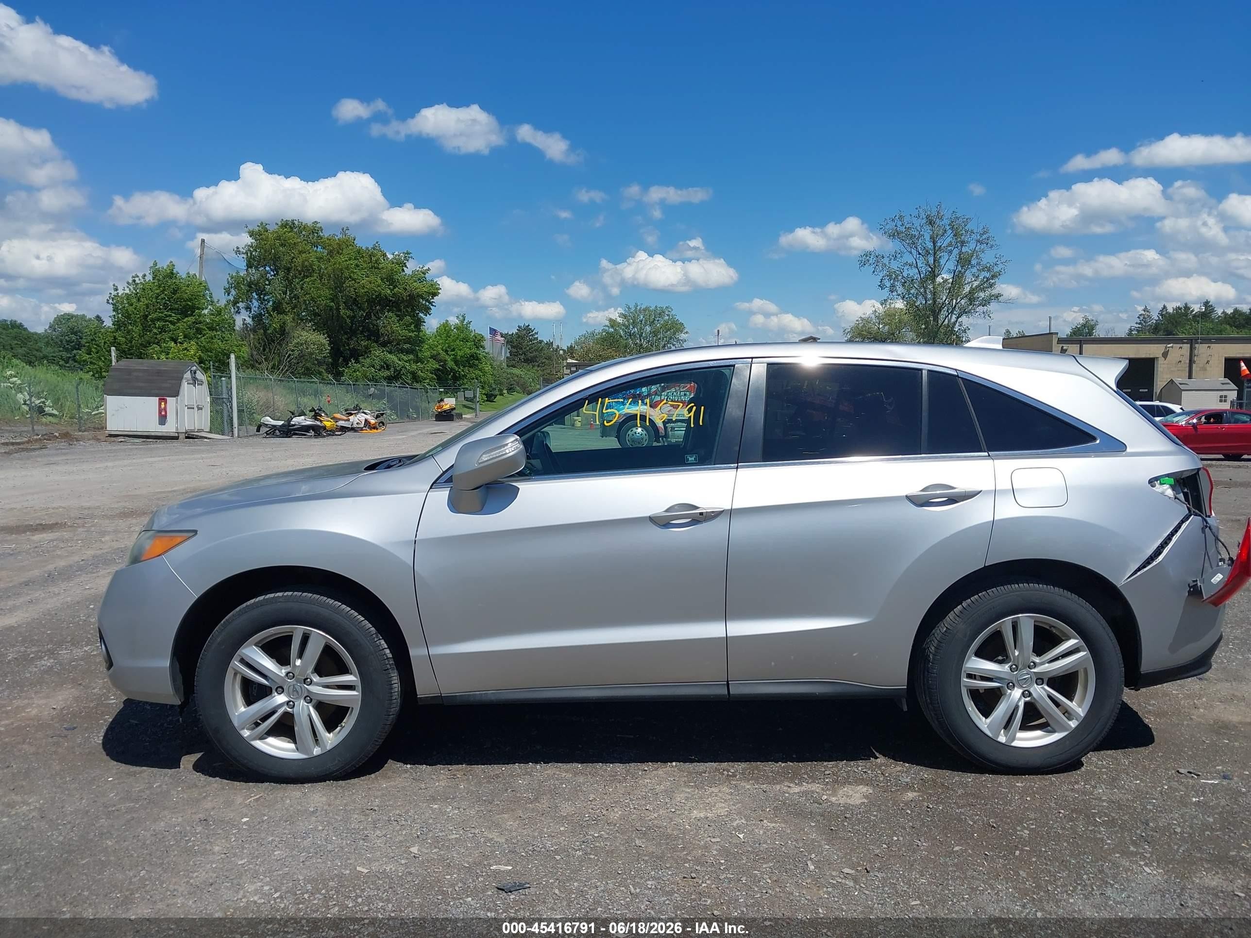 2013 Acura Rdx   Silver vin: 5J8TB4H53DL016438