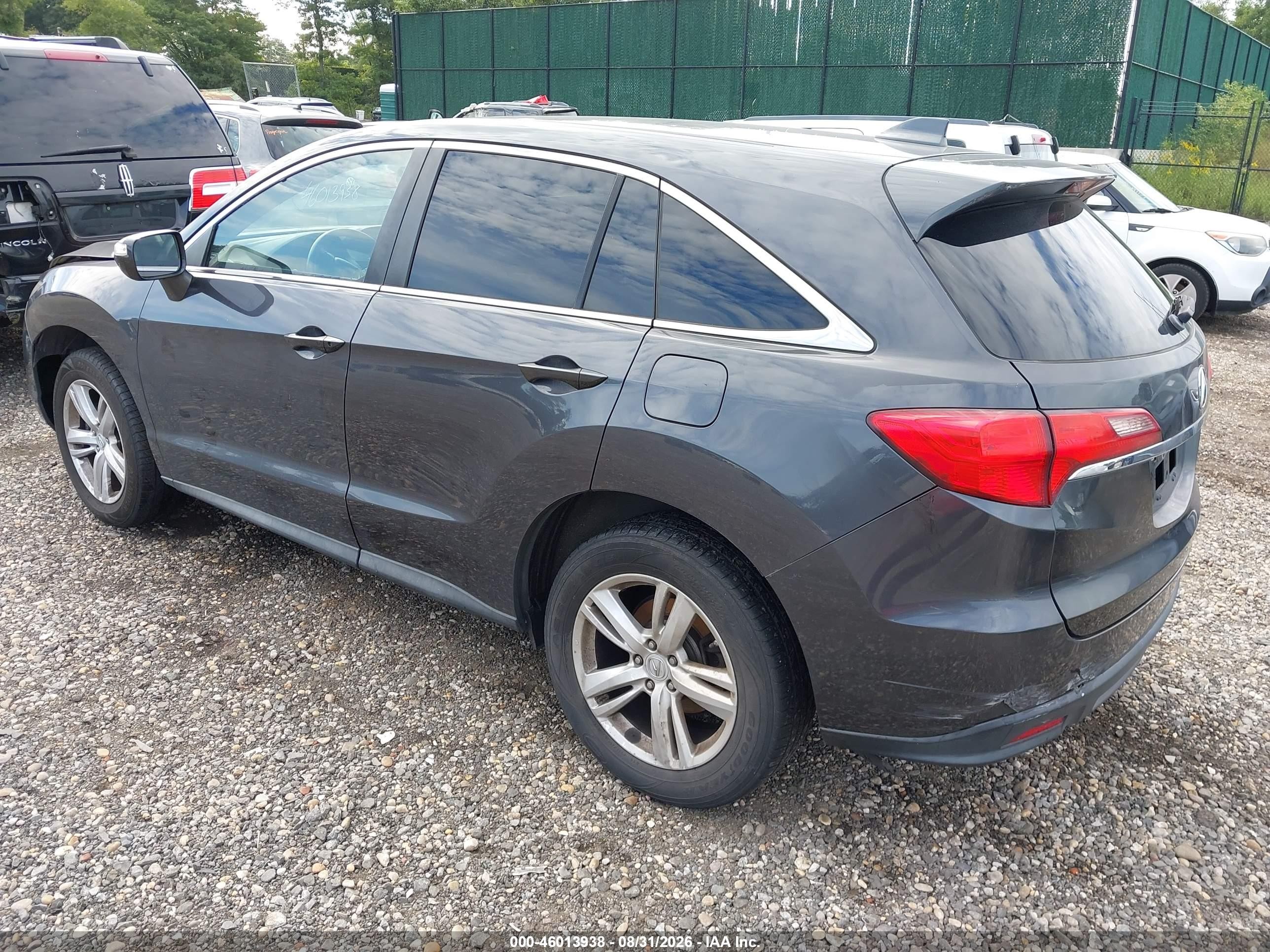 2013 Acura Rdx   Gray vin: 5J8TB4H53DL017976