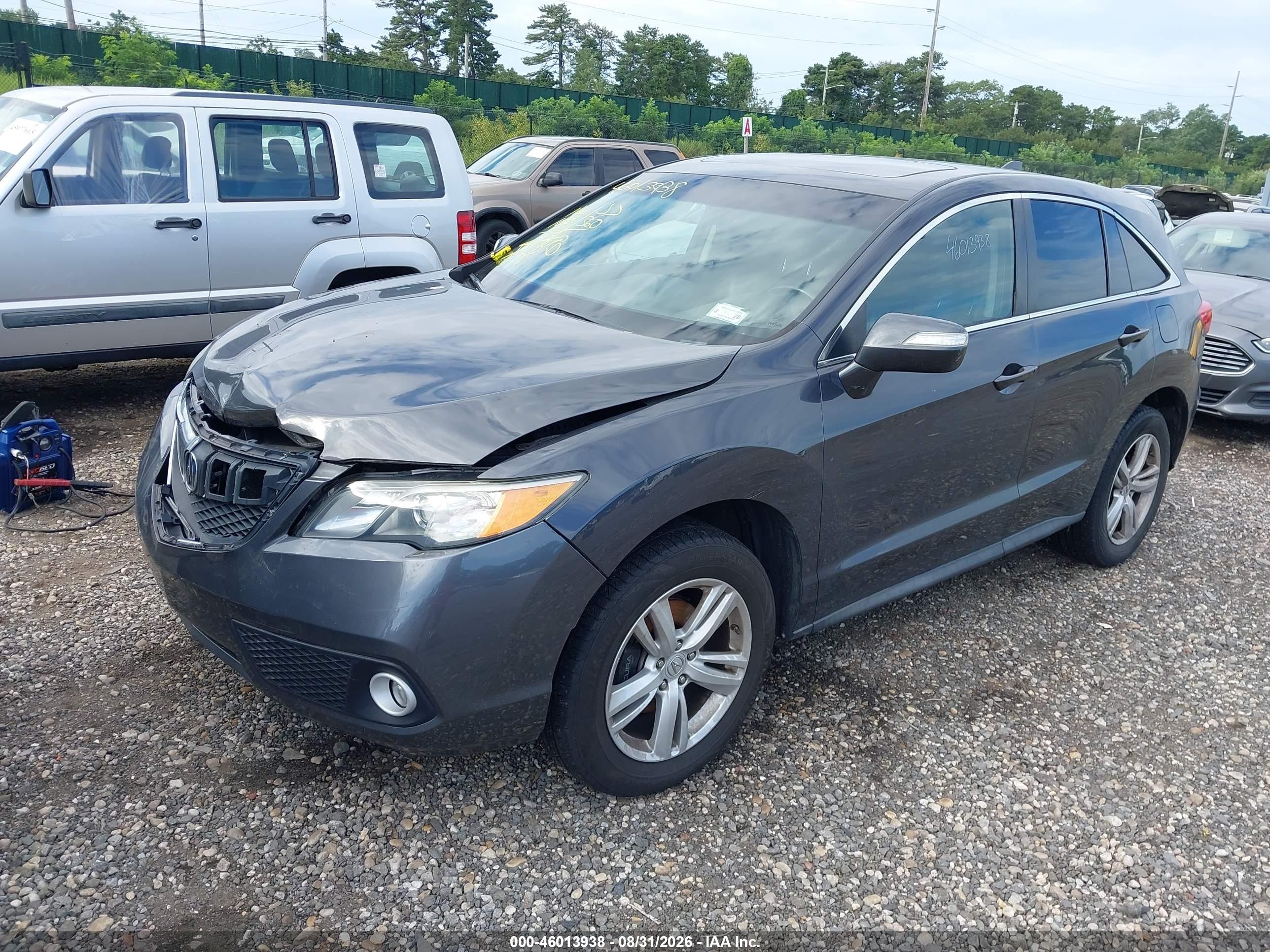 2013 Acura Rdx   Gray vin: 5J8TB4H53DL017976